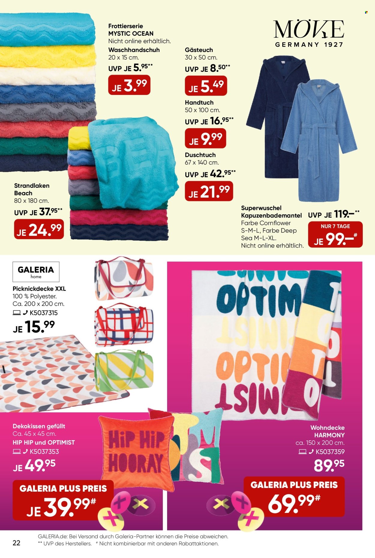 GALERIA Karstadt Kaufhof Prospekte  - 11.06.2025 - 17.06.2025. Seite 22