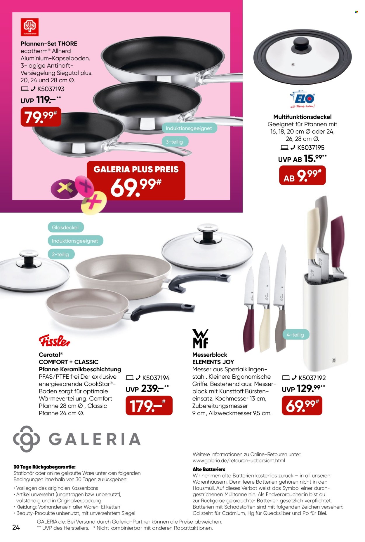 GALERIA Karstadt Kaufhof Prospekte  - 11.06.2025 - 17.06.2025. Seite 24