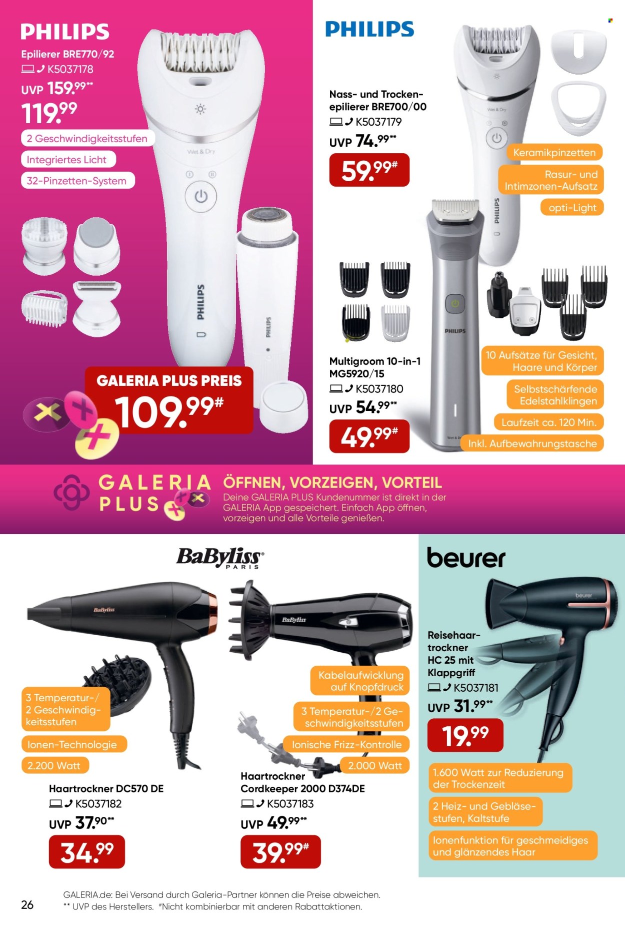 GALERIA Karstadt Kaufhof Prospekte  - 11.06.2025 - 17.06.2025. Seite 26
