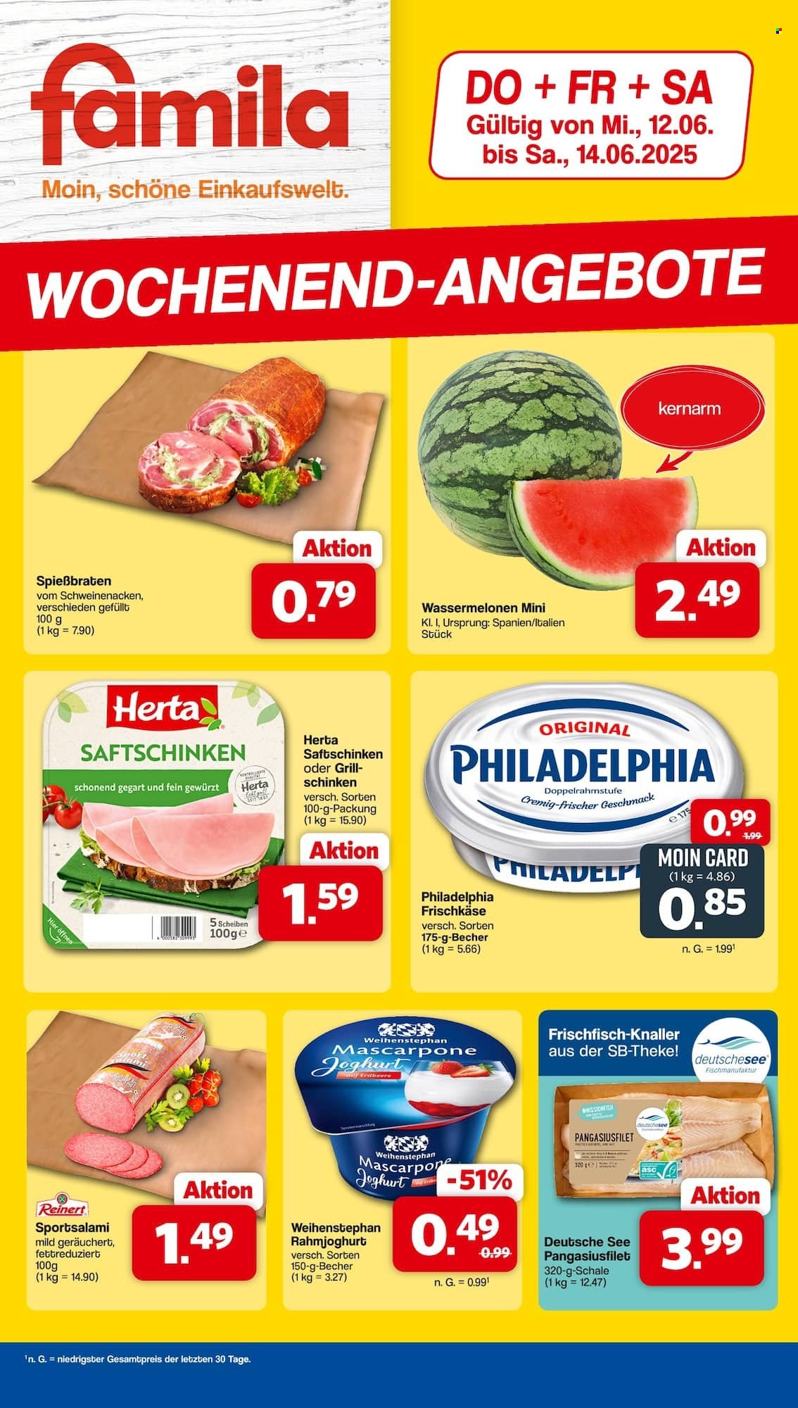 famila Prospekte  - 12.06.2025 - 14.06.2025. Seite 1