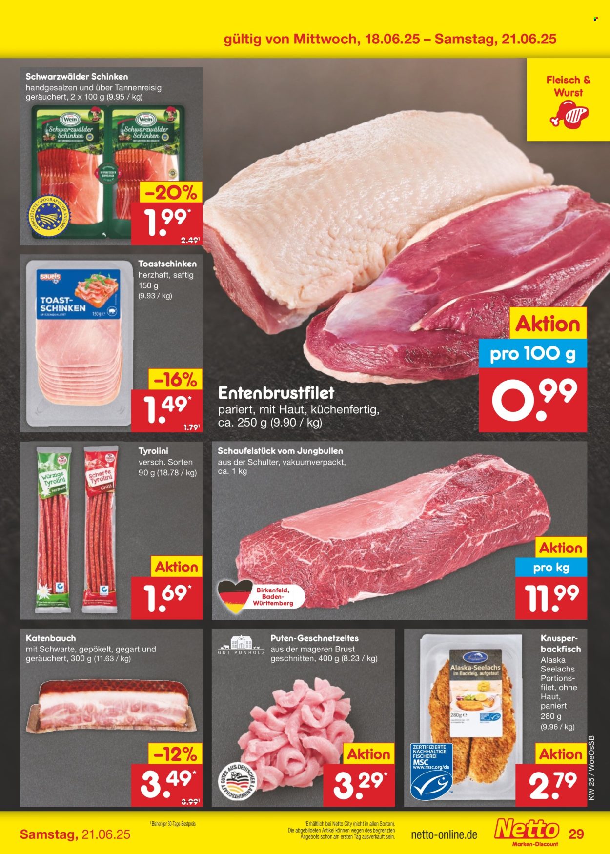 Netto Marken-Discount Prospekte  - 16.06.2025 - 21.06.2025. Seite 41