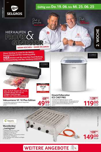 Prospekte Selgros - 19.06.2025 - 25.06.2025.