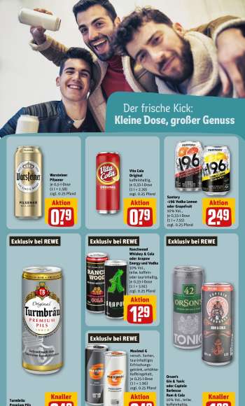 thumbnail - Ranchwood Whiskey & Cola oder Arapow Energy und Vodka