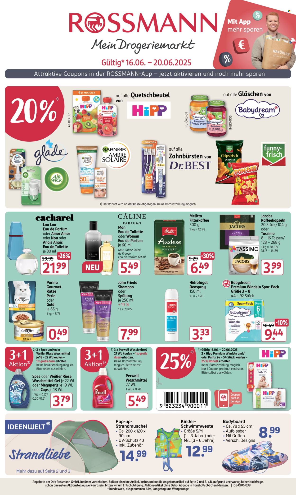 Rossmann Prospekte  - 16.06.2025 - 20.06.2025. Seite 1