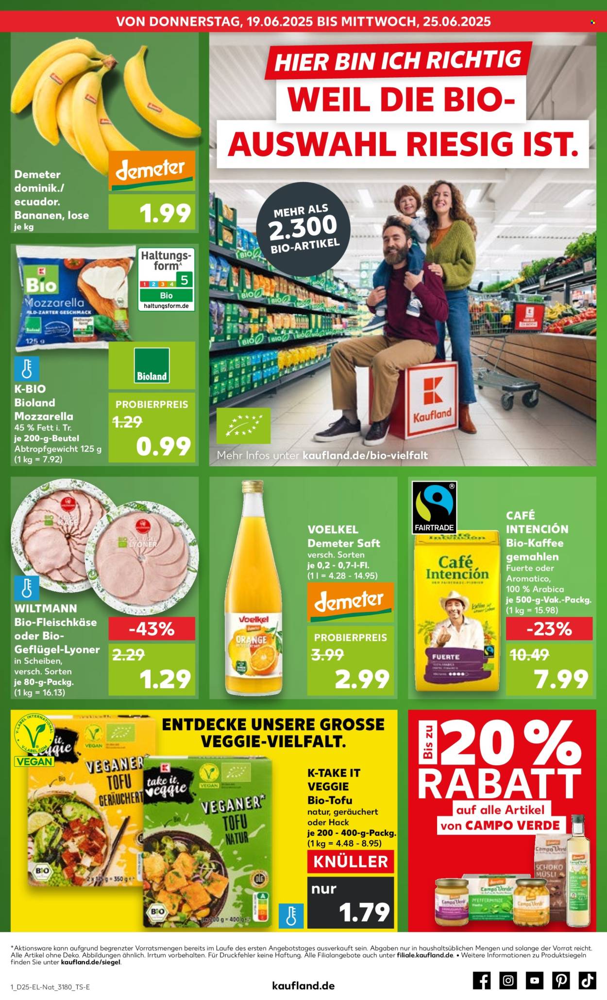 Kaufland Prospekte  - 19.06.2025 - 25.06.2025. Seite 1