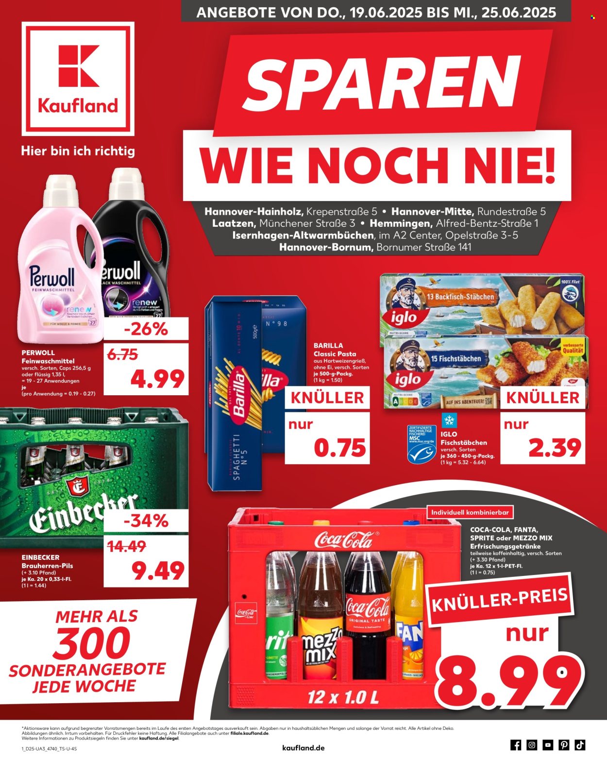 Kaufland Prospekte  - 19.06.2025 - 25.06.2025. Seite 1