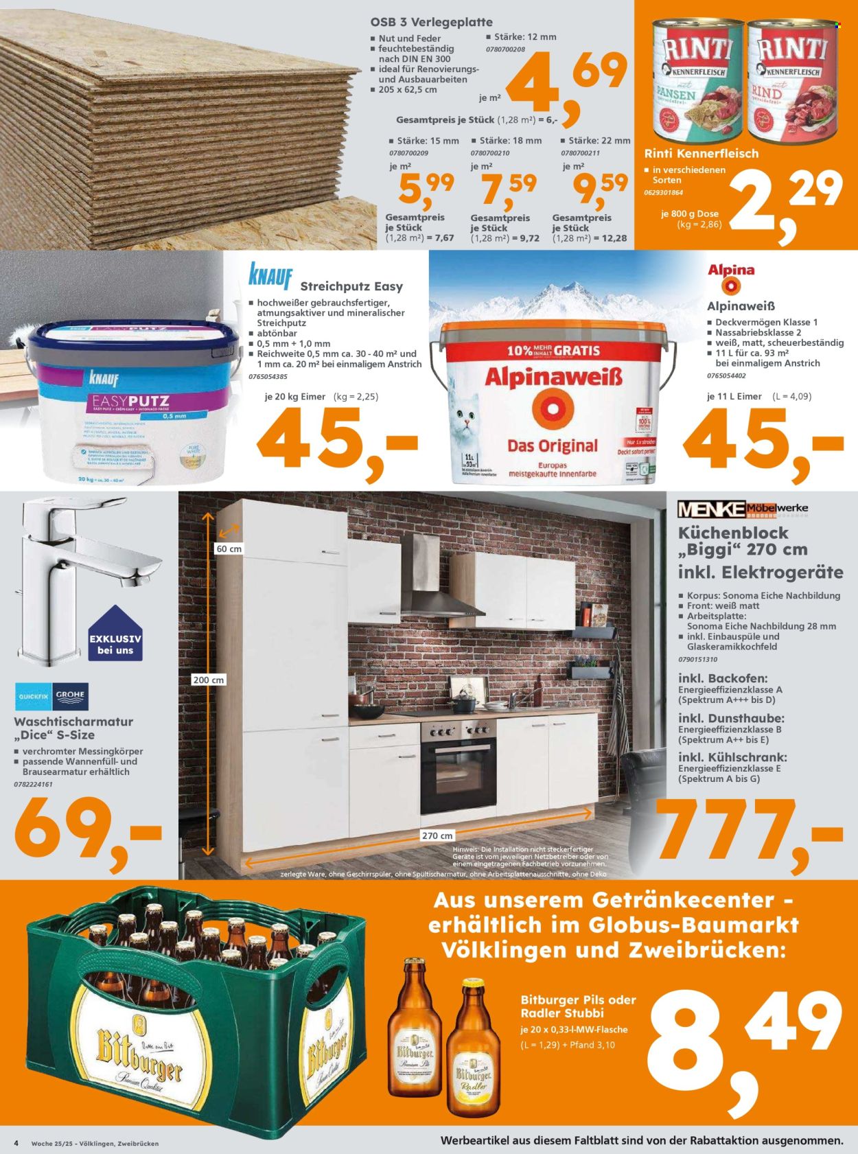 Globus Baumarkt Prospekte  - 16.06.2025 - 23.06.2025. Seite 6