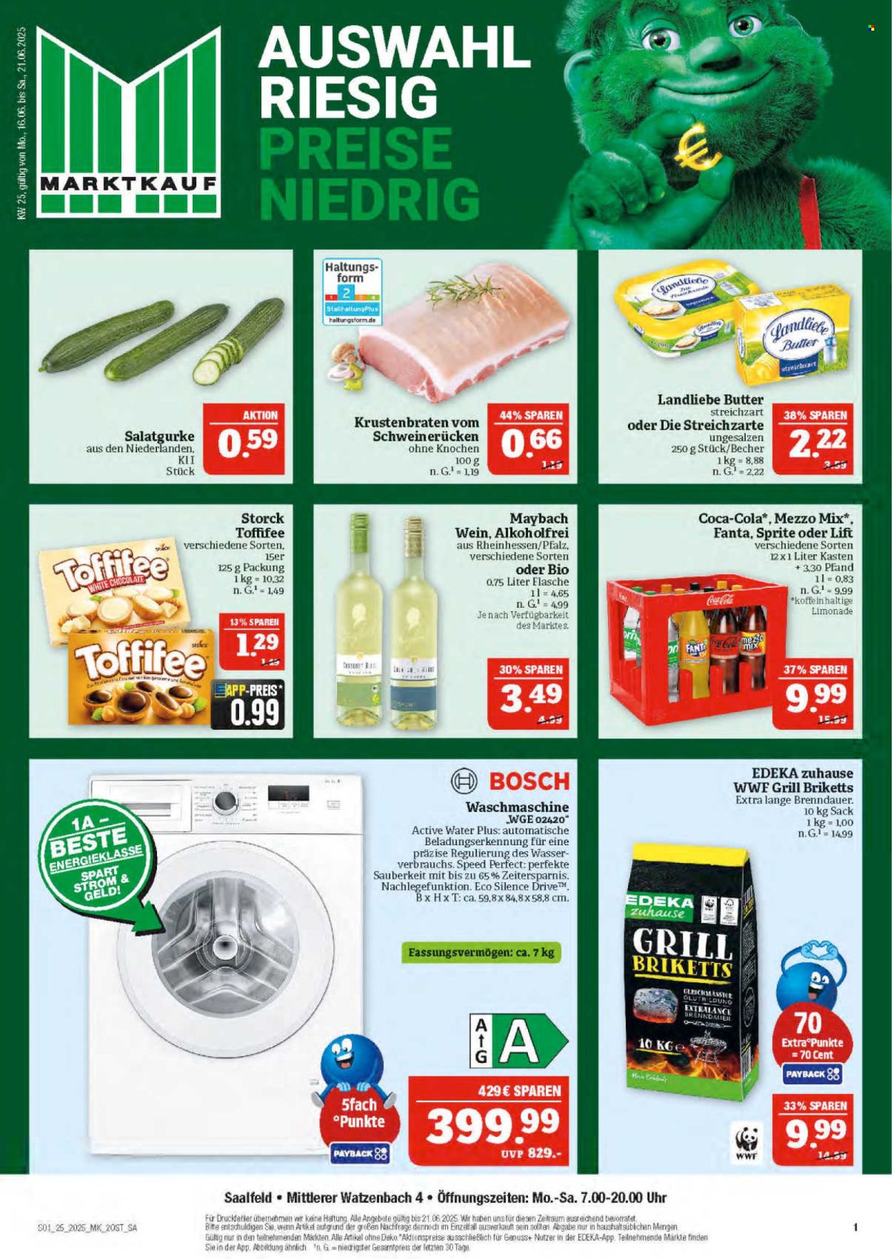 Marktkauf Prospekte  - 16.06.2025 - 21.06.2025. Seite 1