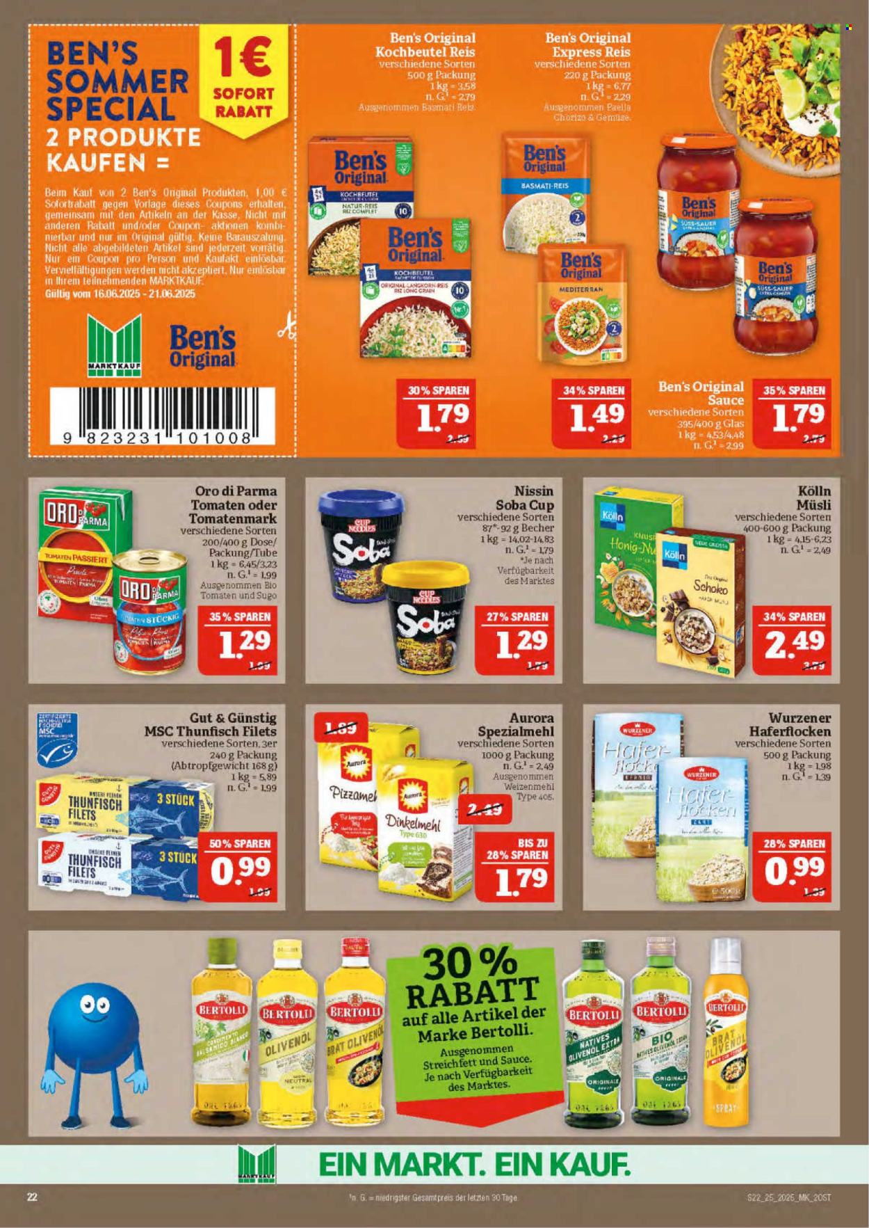 Marktkauf Prospekte  - 16.06.2025 - 21.06.2025. Seite 22