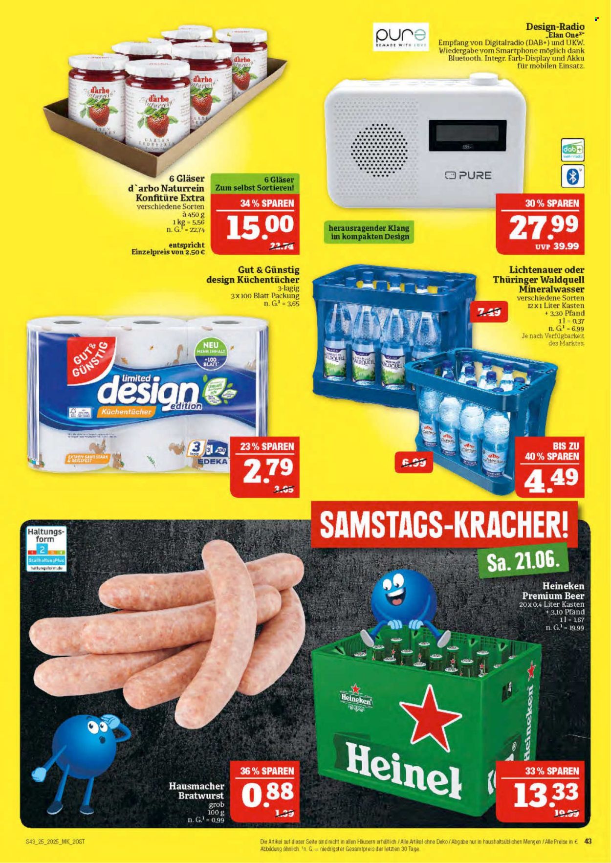 Marktkauf Prospekte  - 16.06.2025 - 21.06.2025. Seite 43