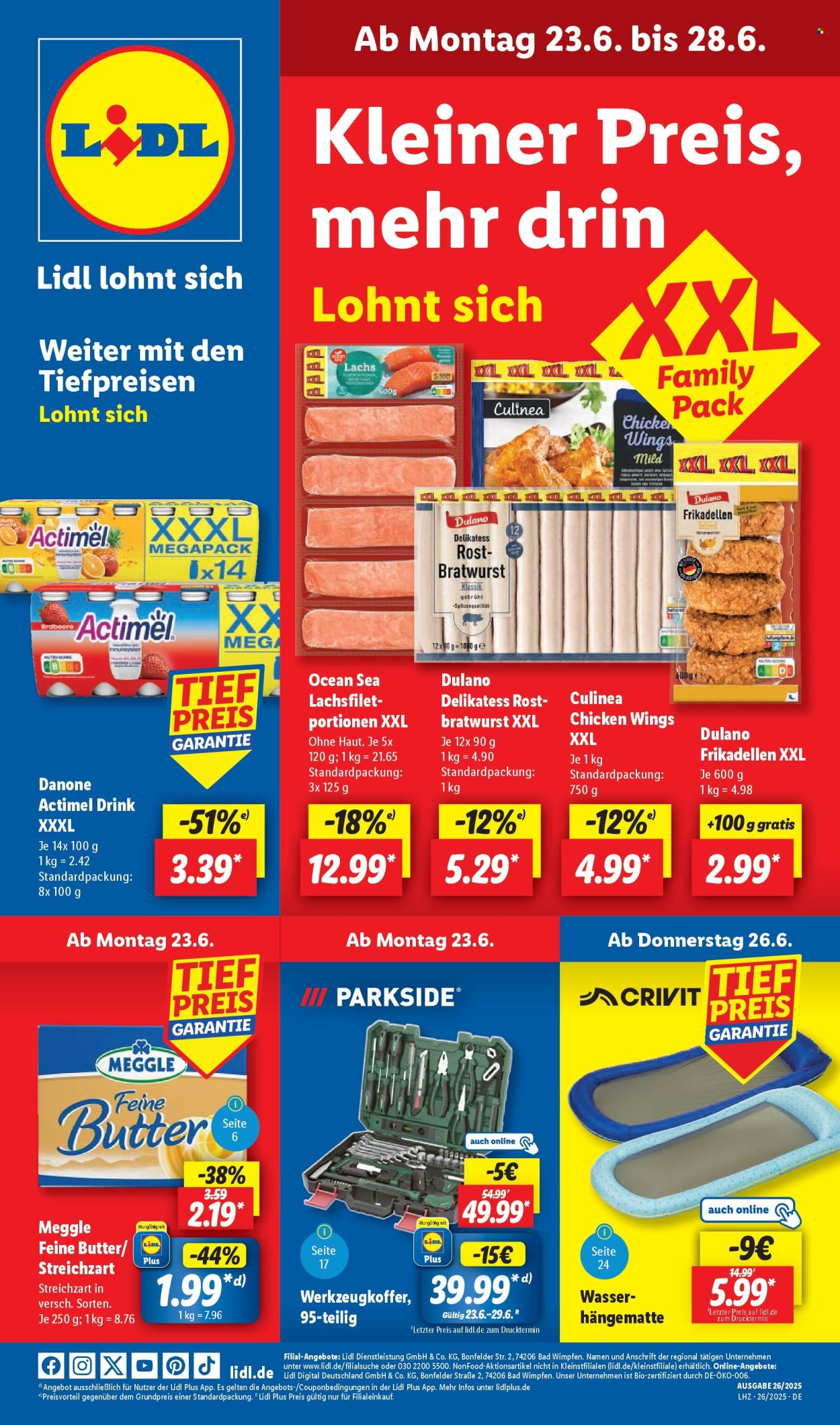 Lidl Prospekte  - 23.06.2025 - 28.06.2025. Seite 1