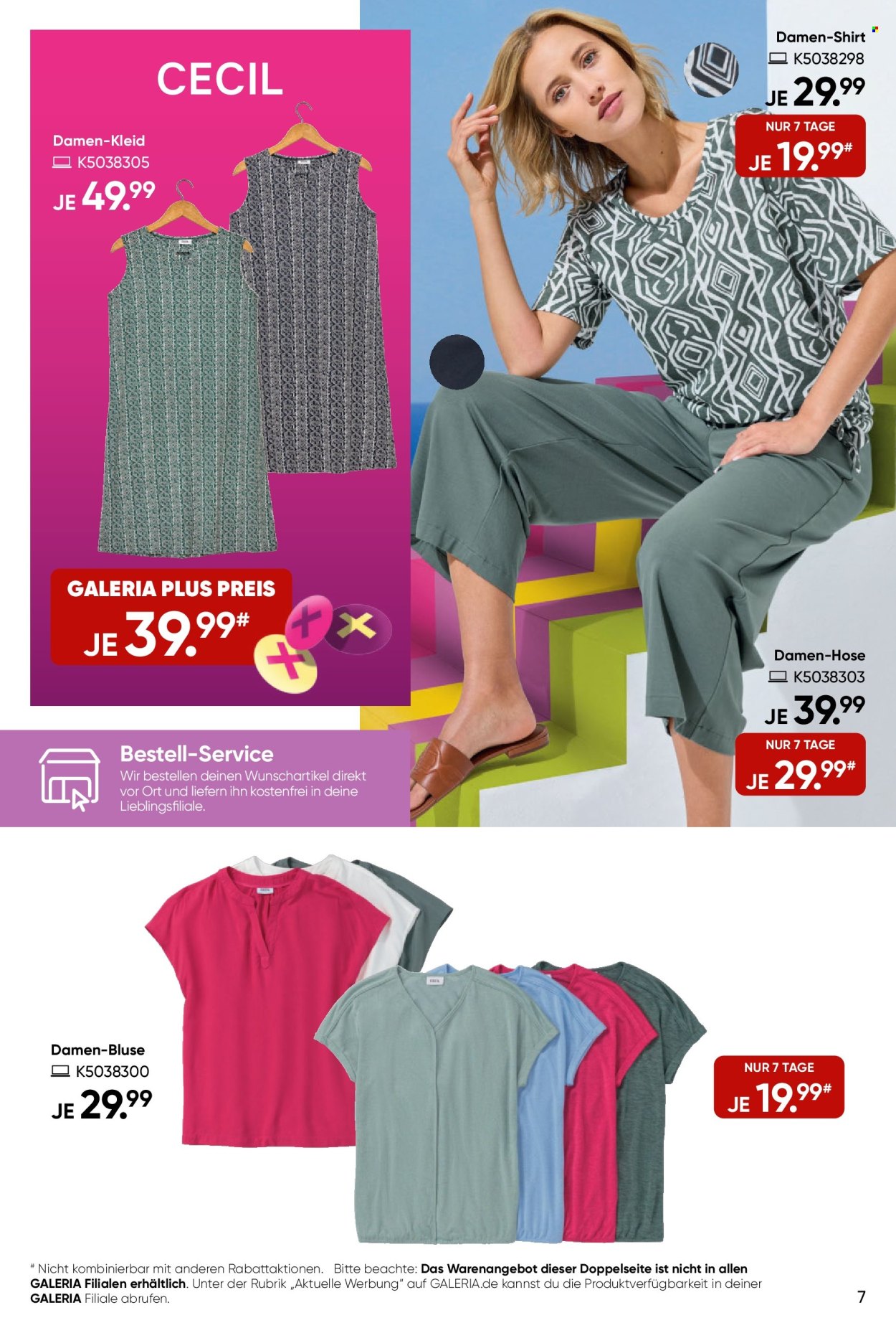 GALERIA Karstadt Kaufhof Prospekte  - 16.06.2025 - 22.06.2025. Seite 7