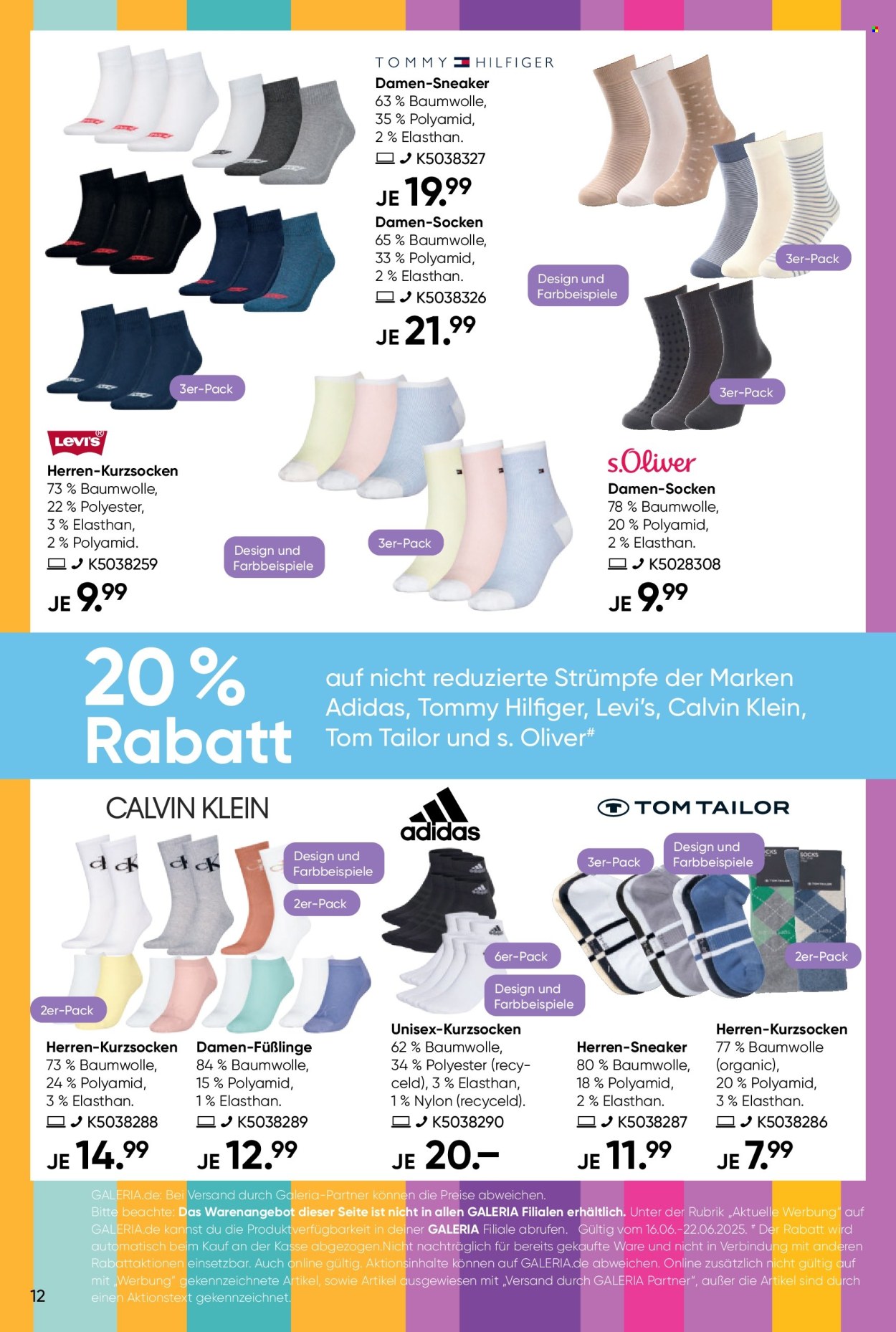GALERIA Karstadt Kaufhof Prospekte  - 16.06.2025 - 22.06.2025. Seite 12
