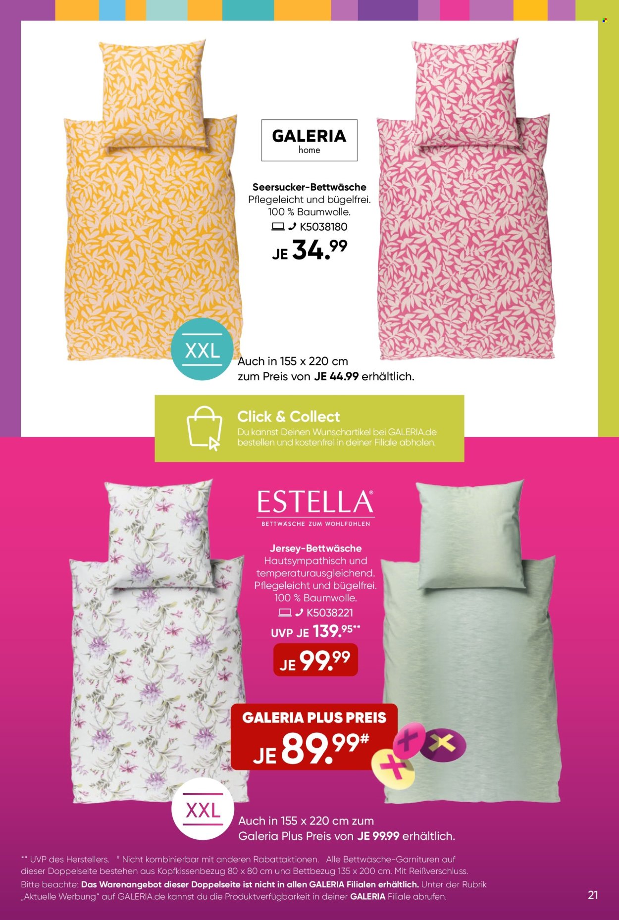 GALERIA Karstadt Kaufhof Prospekte  - 16.06.2025 - 22.06.2025. Seite 21