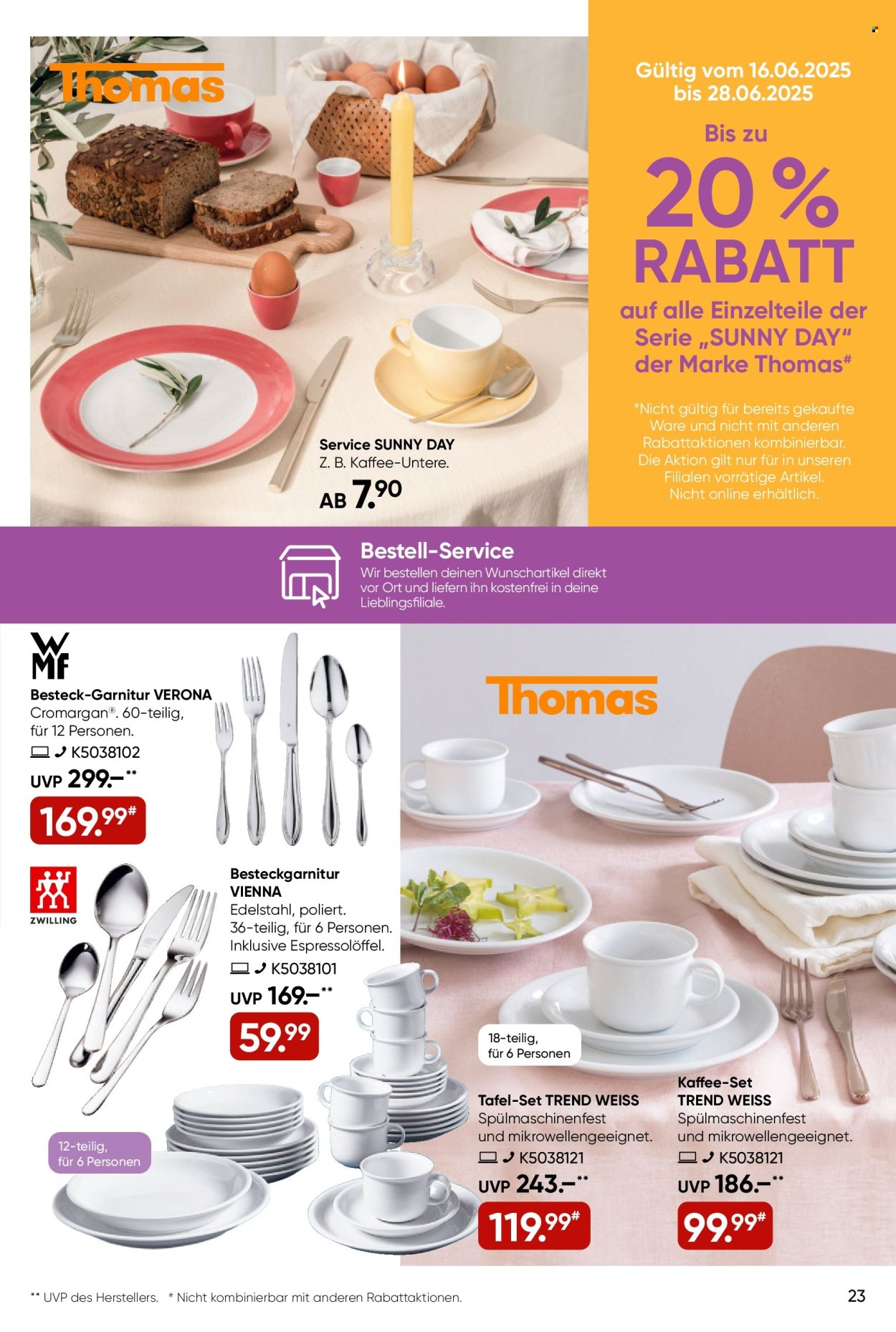 GALERIA Karstadt Kaufhof Prospekte  - 16.06.2025 - 22.06.2025. Seite 23
