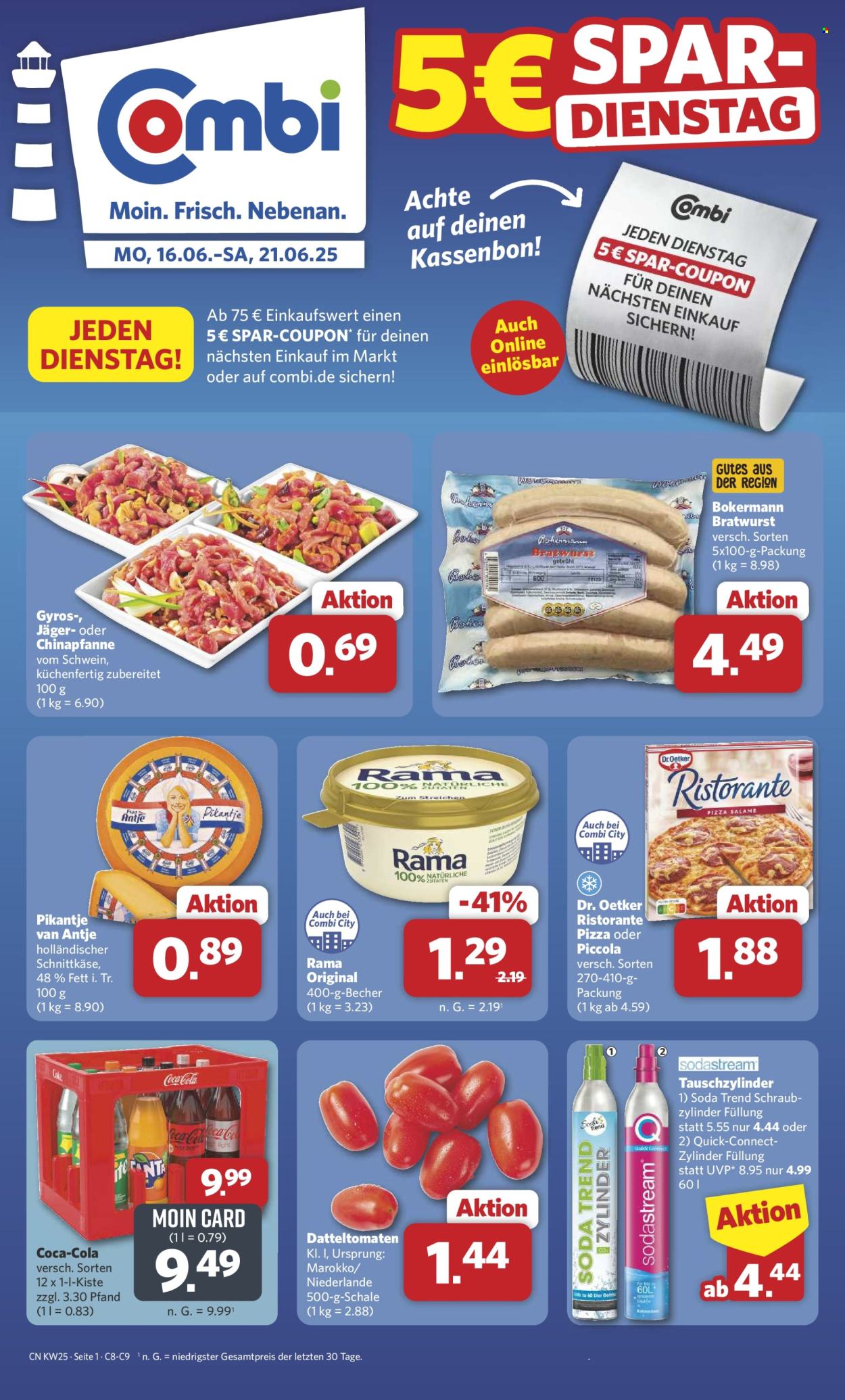 Combi Prospekte  - 16.06.2025 - 21.06.2025. Seite 1