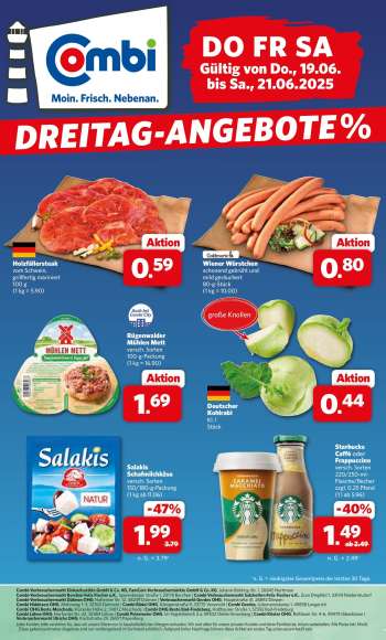 Prospekte Combi - 19.06.2025 - 21.06.2025.