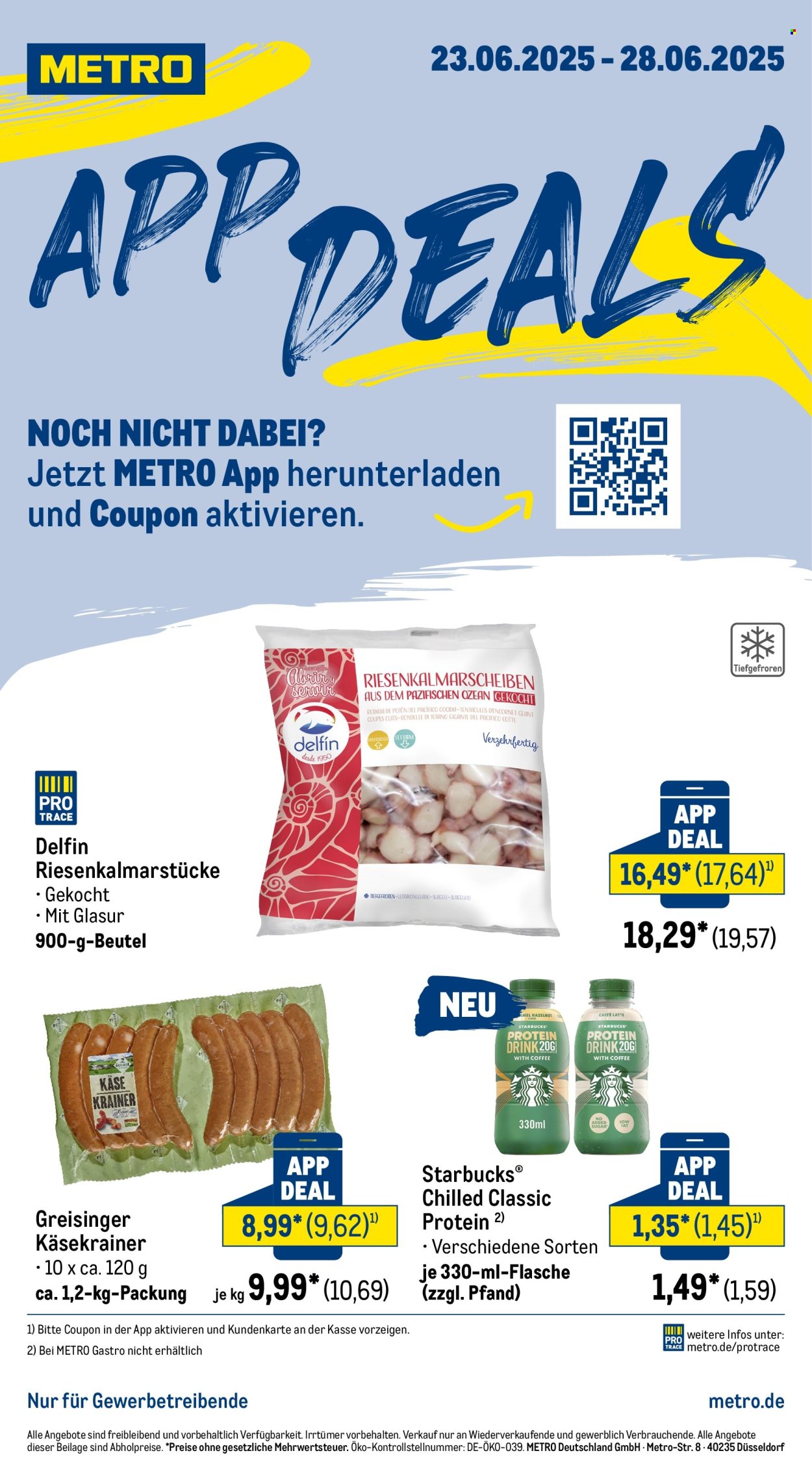 Metro Prospekte  - 23.06.2025 - 28.06.2025. Seite 1