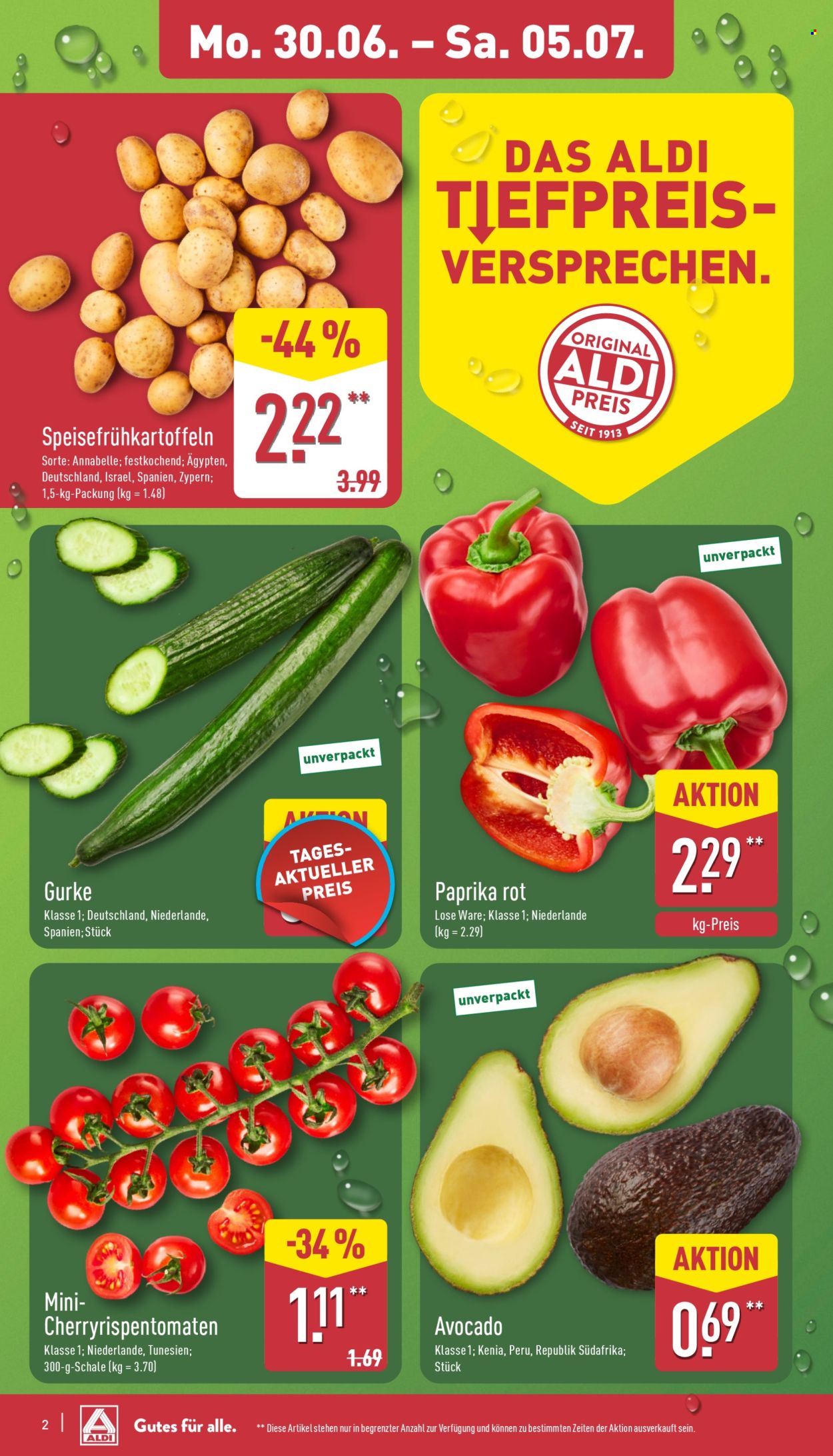 ALDI Nord Prospekte  - 30.06.2025 - 5.07.2025. Seite 2