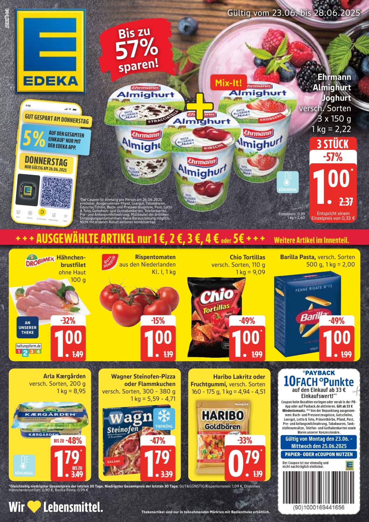 Edeka Prospekte  - 23.06.2025 - 28.06.2025. Seite 1