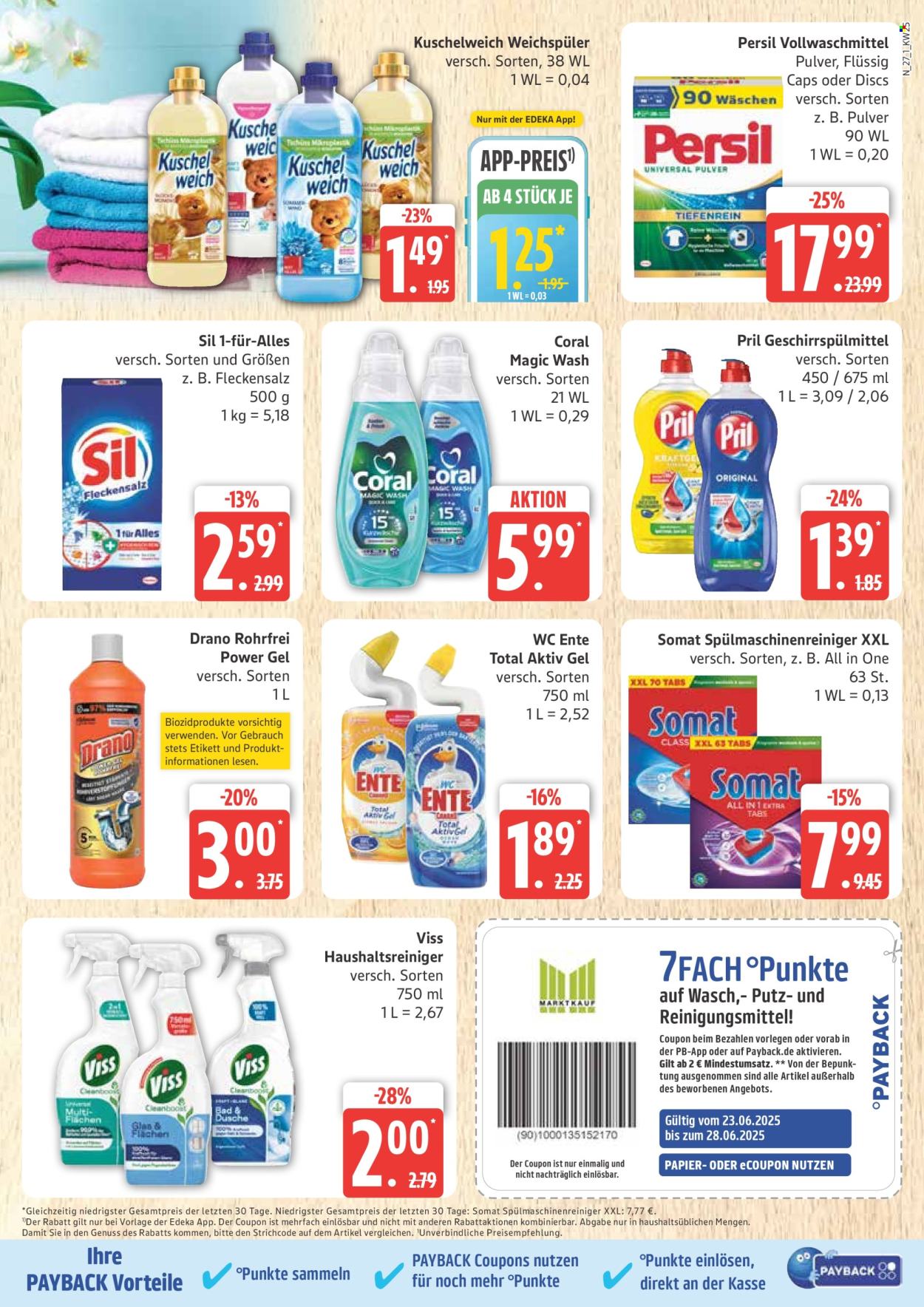 Marktkauf Prospekte  - 23.06.2025 - 28.06.2025. Seite 27