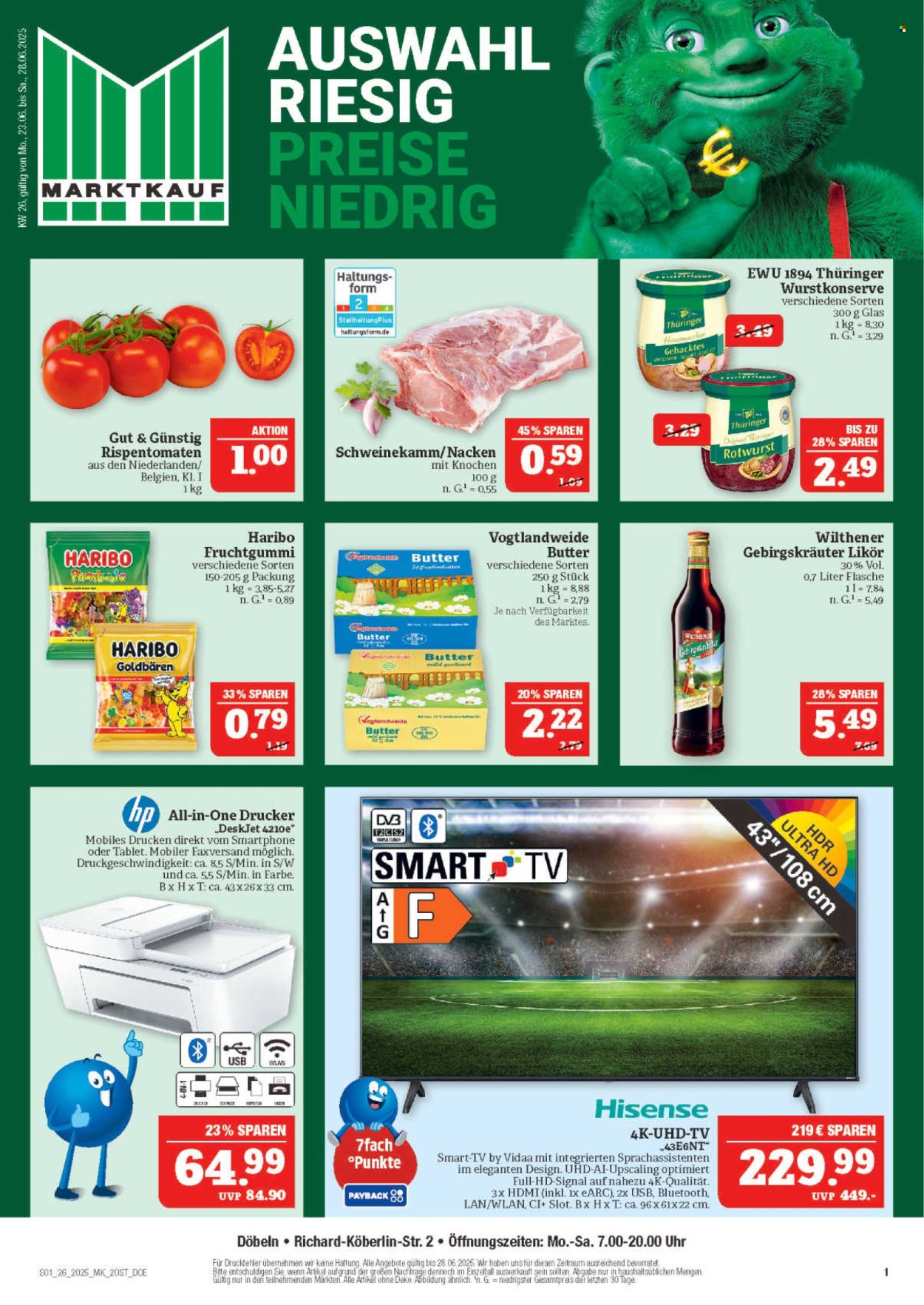 Marktkauf Prospekte  - 23.06.2025 - 28.06.2025. Seite 1