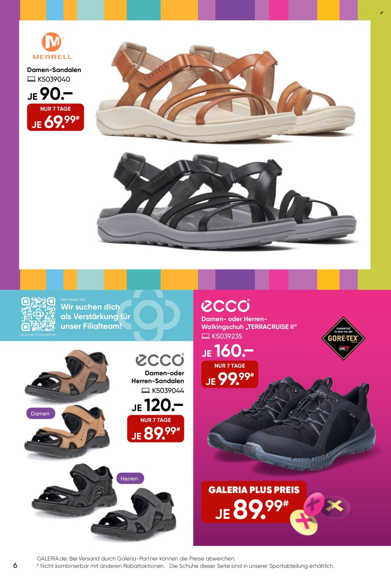 GALERIA Karstadt Kaufhof Prospekte  - 25.06.2025 - 1.07.2025. Seite 6