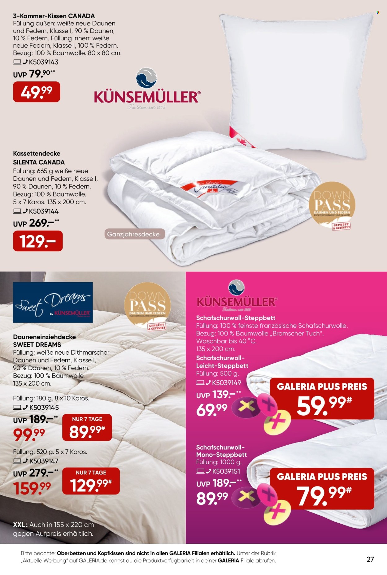 GALERIA Karstadt Kaufhof Prospekte  - 25.06.2025 - 1.07.2025. Seite 27
