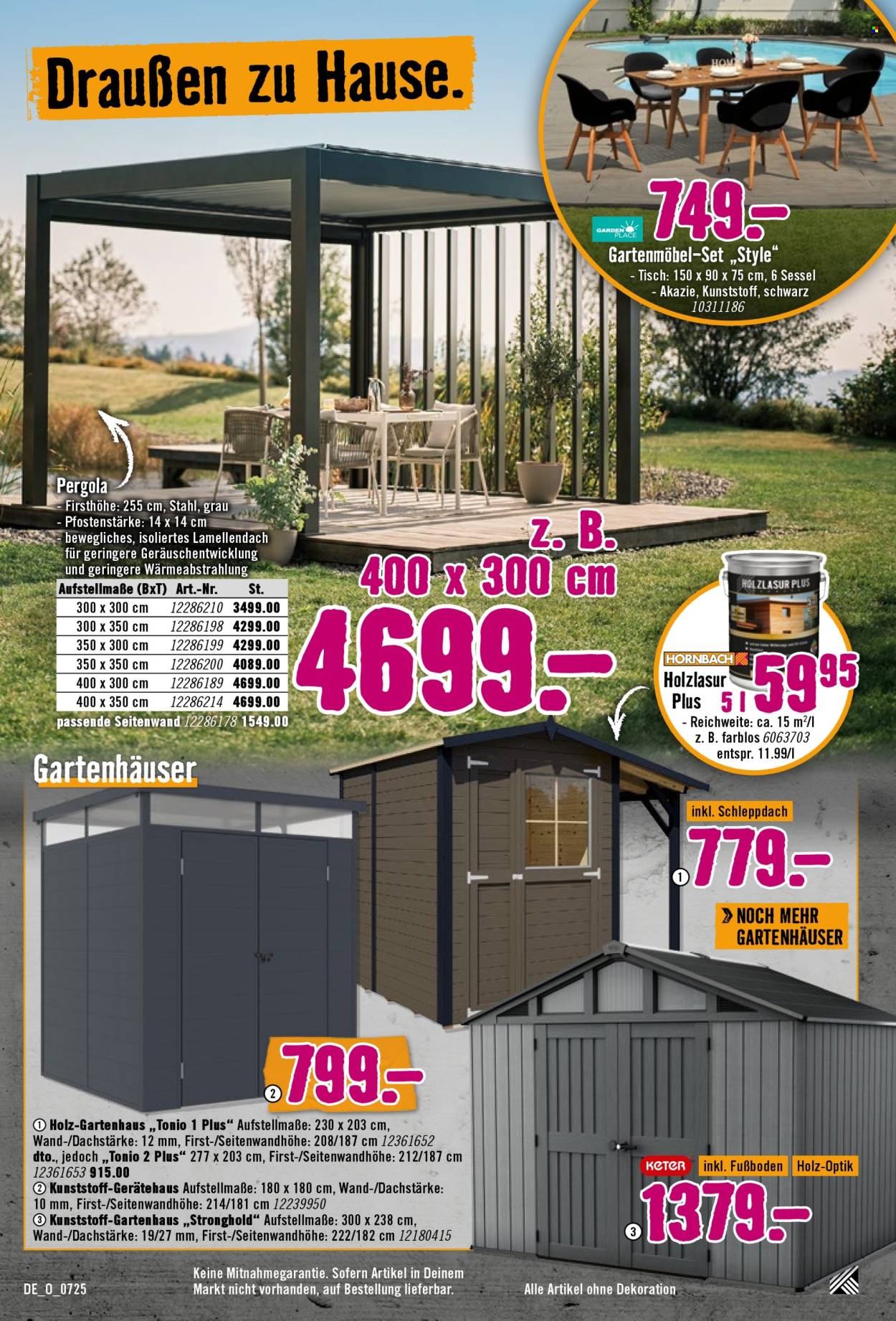 Hornbach Prospekte  - 25.06.2025 - 23.07.2025. Seite 10