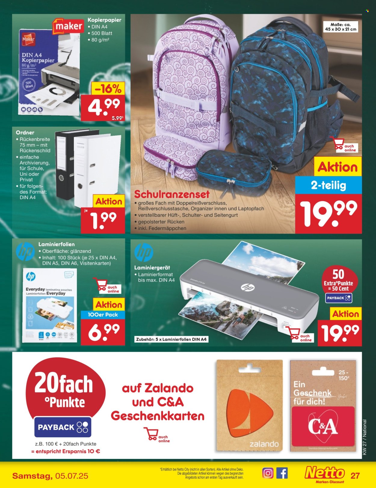 Netto Marken-Discount Prospekte  - 30.06.2025 - 5.07.2025. Seite 35