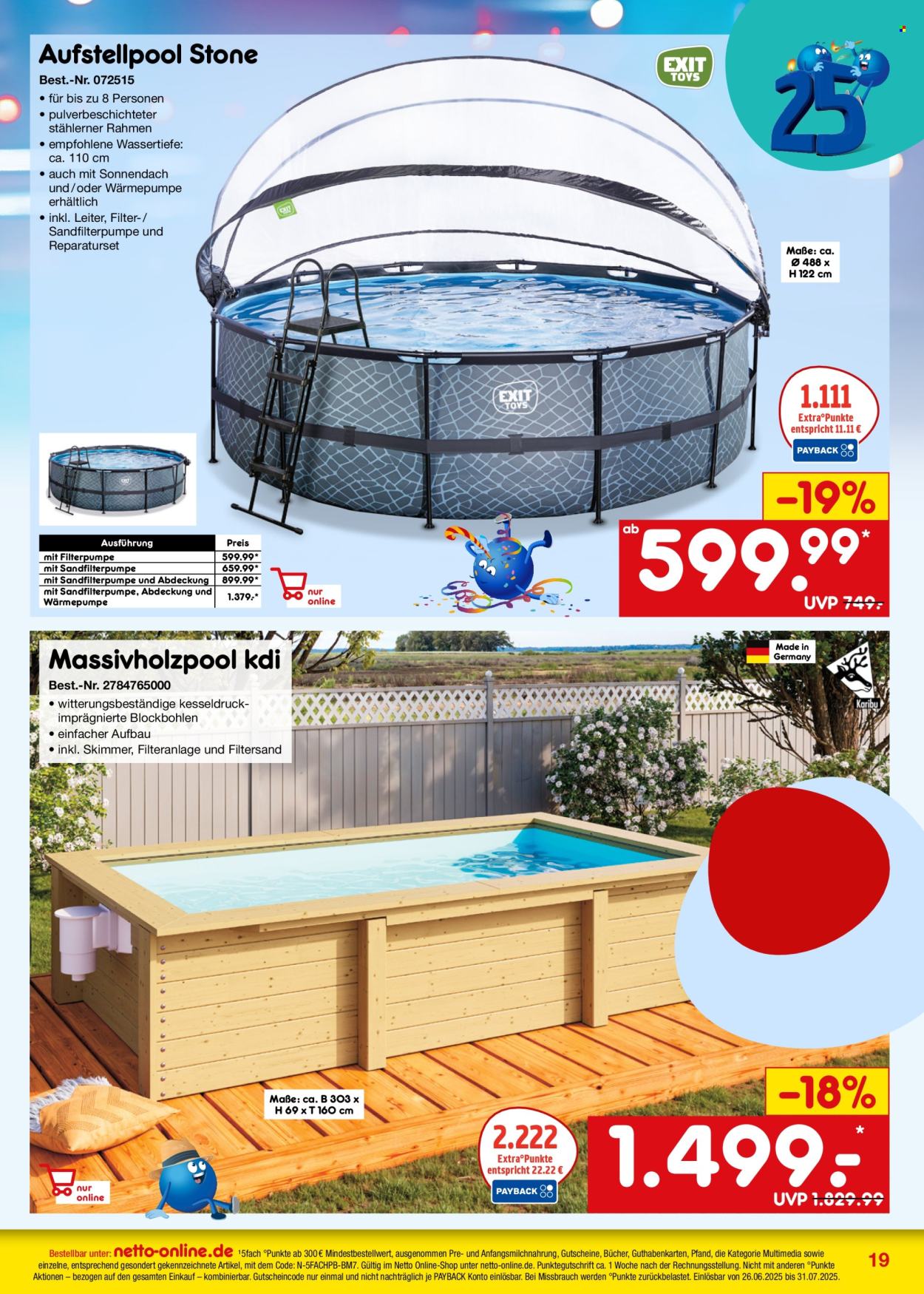 Netto Marken-Discount Prospekte  - 26.06.2025 - 31.07.2025. Seite 19