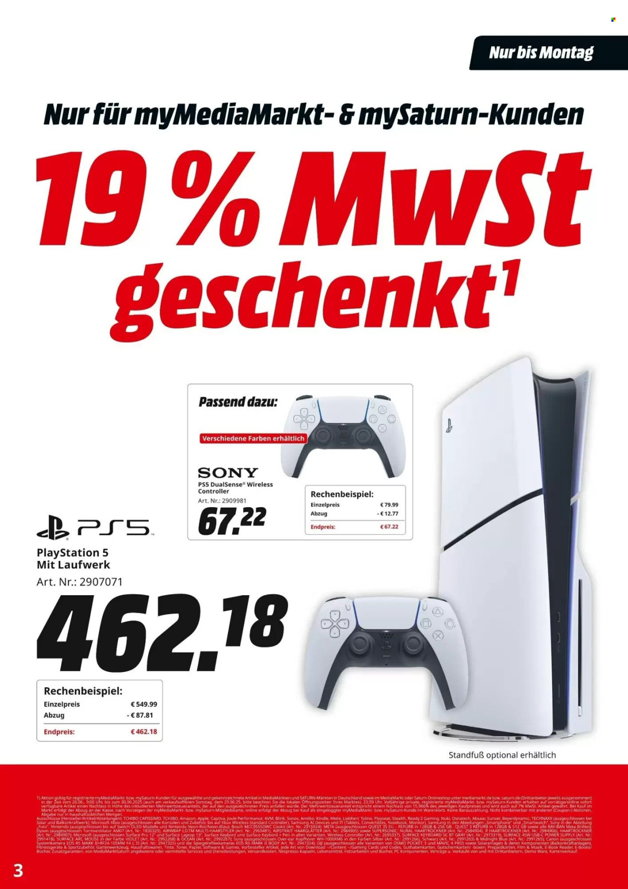 MediaMarkt Prospekte  - 26.06.2025 - 30.06.2025. Seite 3