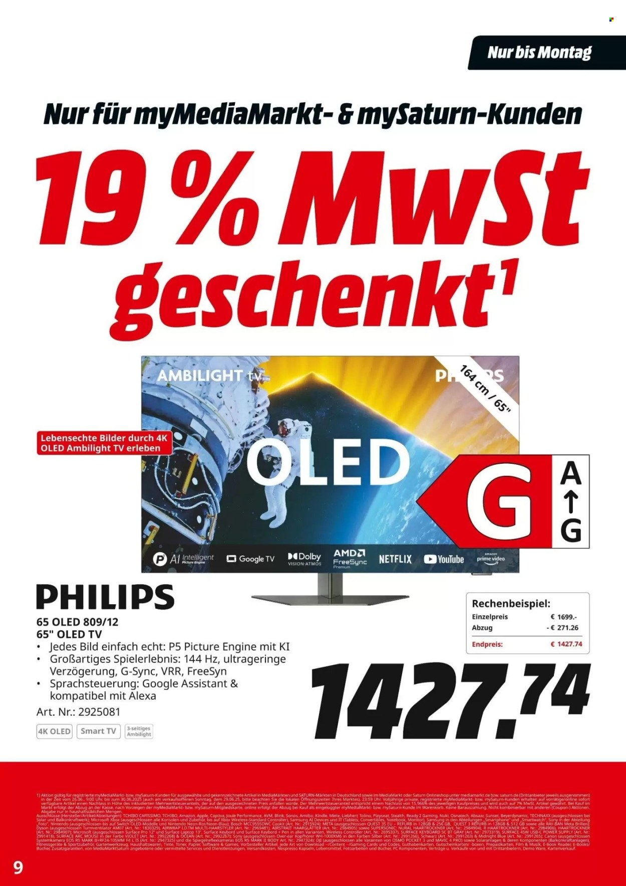 MediaMarkt Prospekte  - 26.06.2025 - 30.06.2025. Seite 9