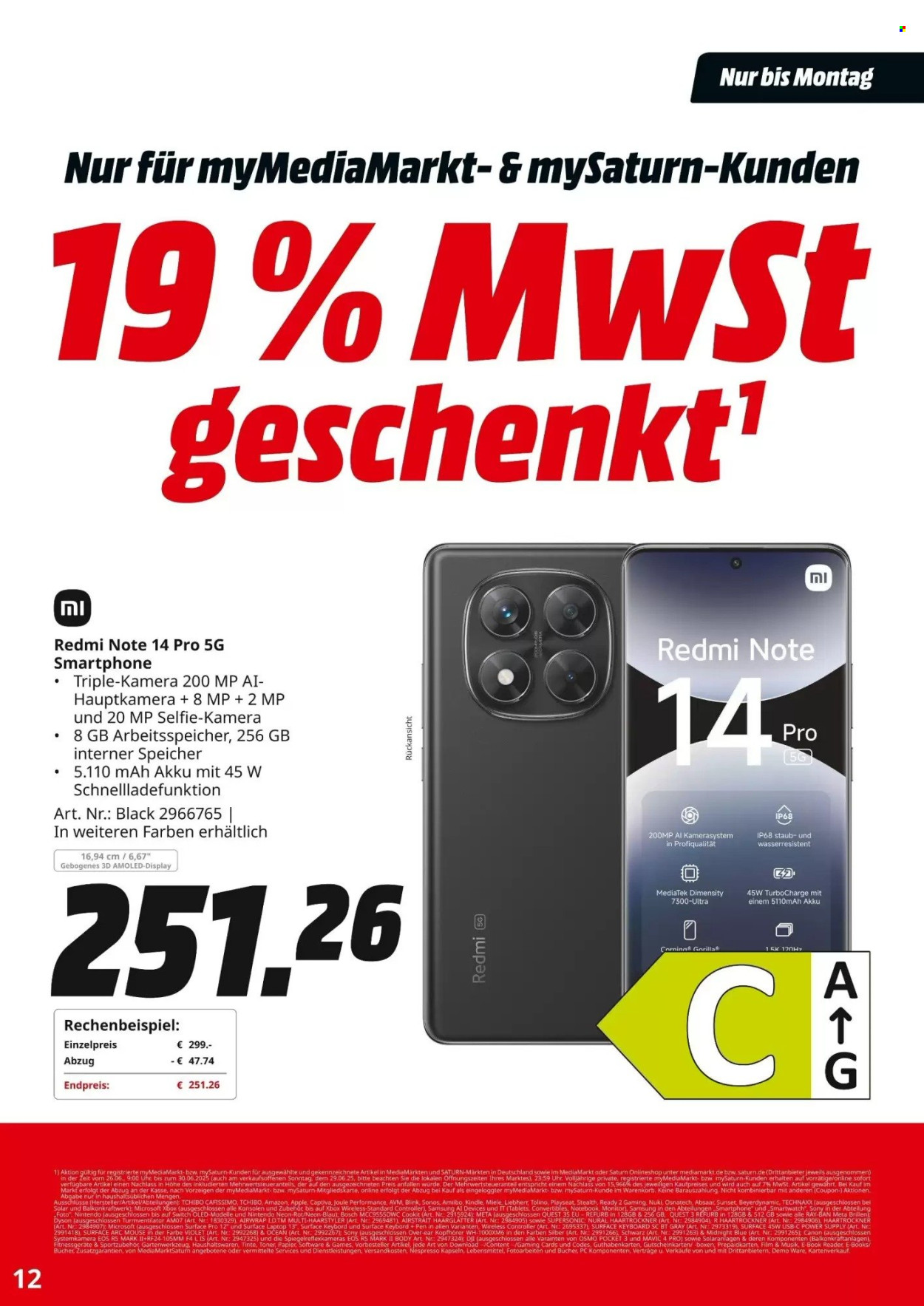 MediaMarkt Prospekte  - 26.06.2025 - 30.06.2025. Seite 12