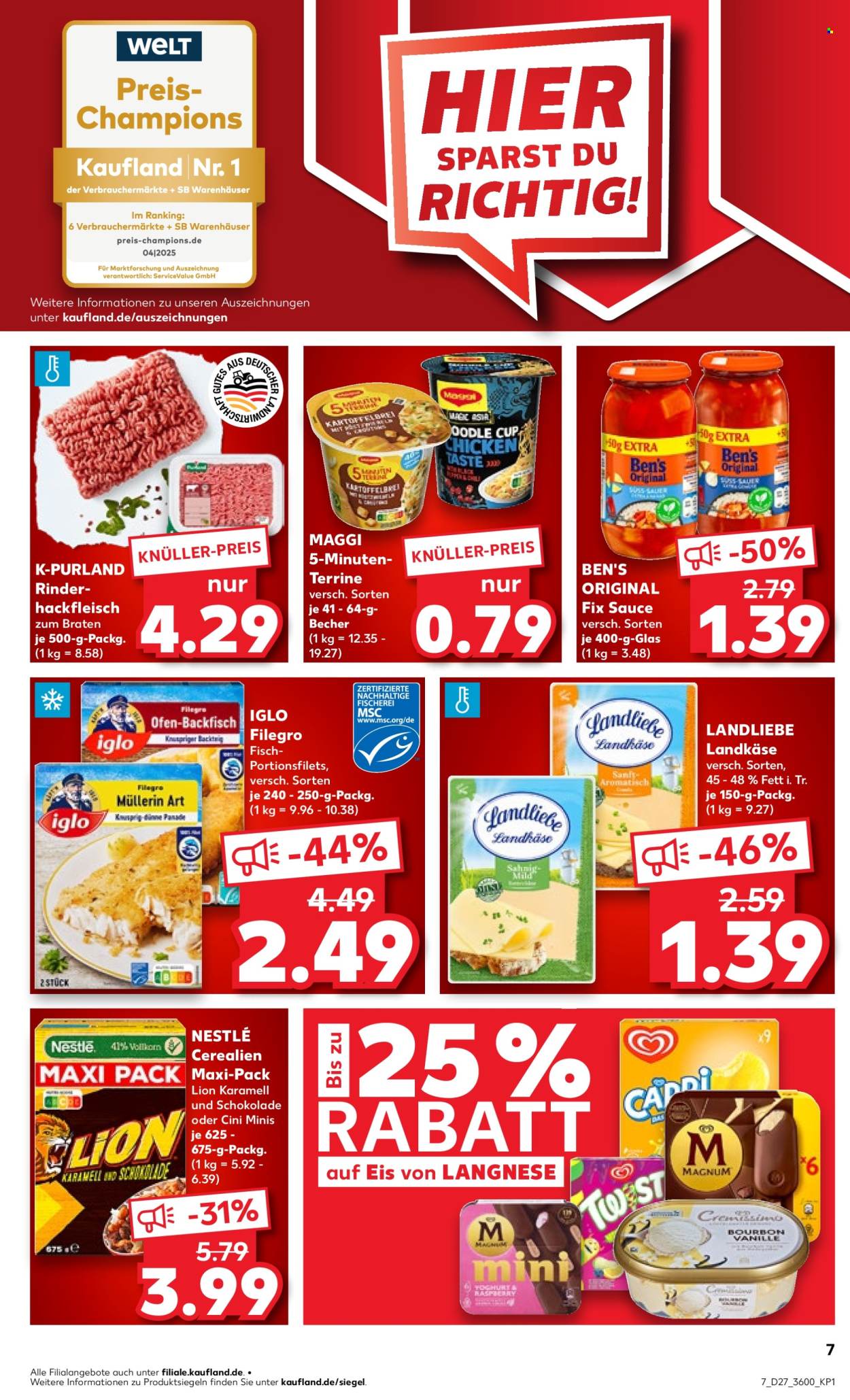 Kaufland Prospekte  - 3.07.2025 - 9.07.2025. Seite 7