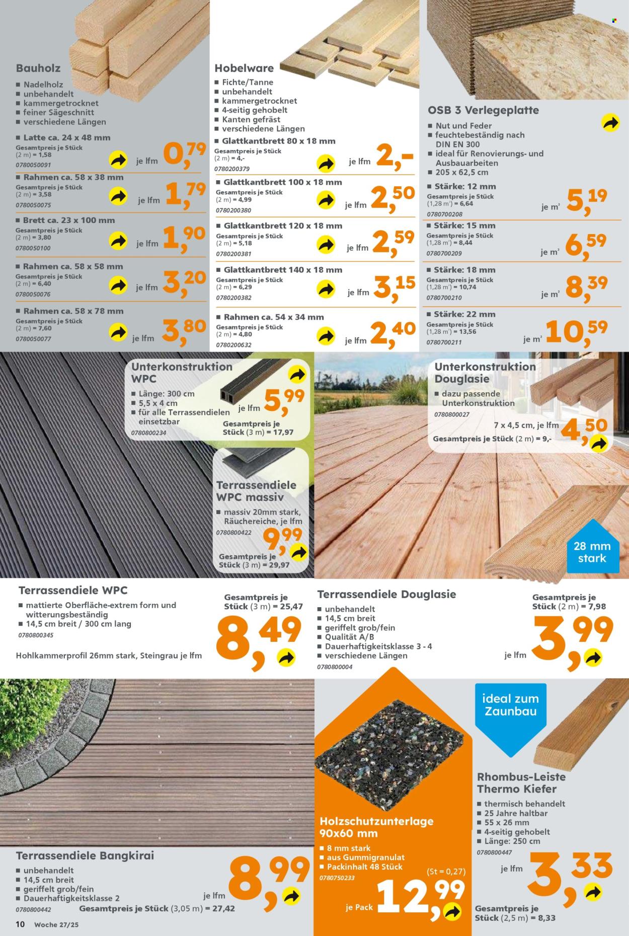 Globus Baumarkt Prospekte  - 29.06.2025 - 5.07.2025. Seite 10