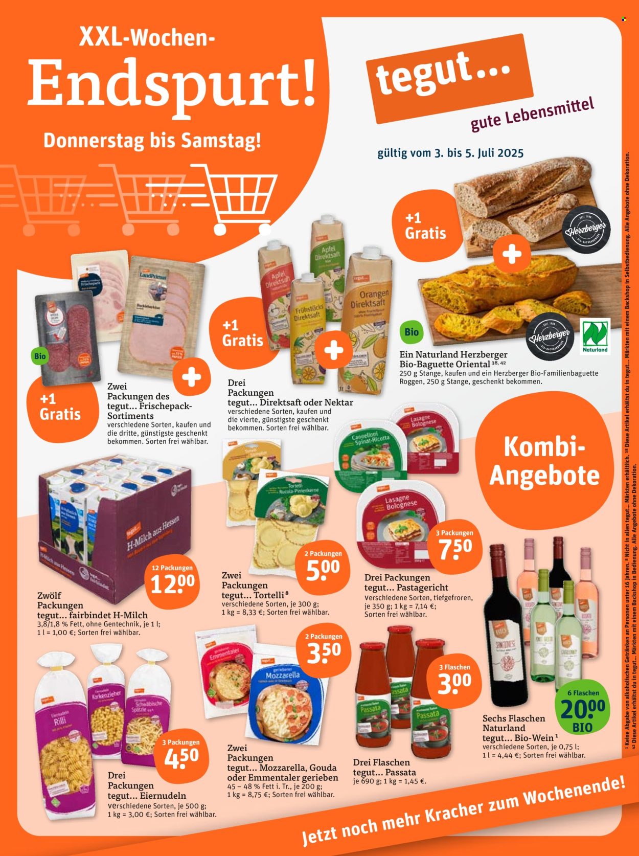 tegut... Prospekte  - 30.06.2025 - 5.07.2025. Seite 1