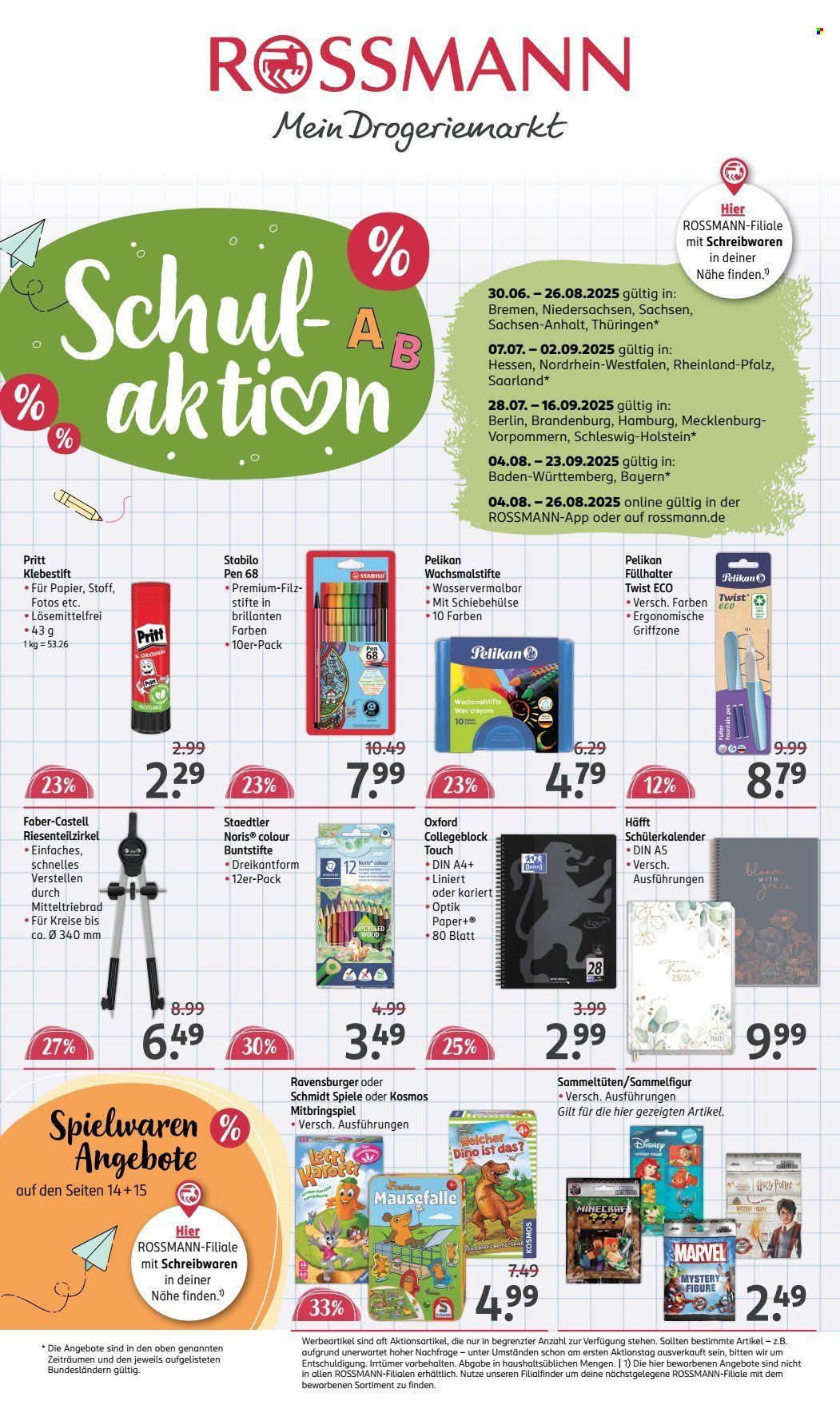 Rossmann Prospekte  - 30.06.2025 - 23.09.2025. Seite 1
