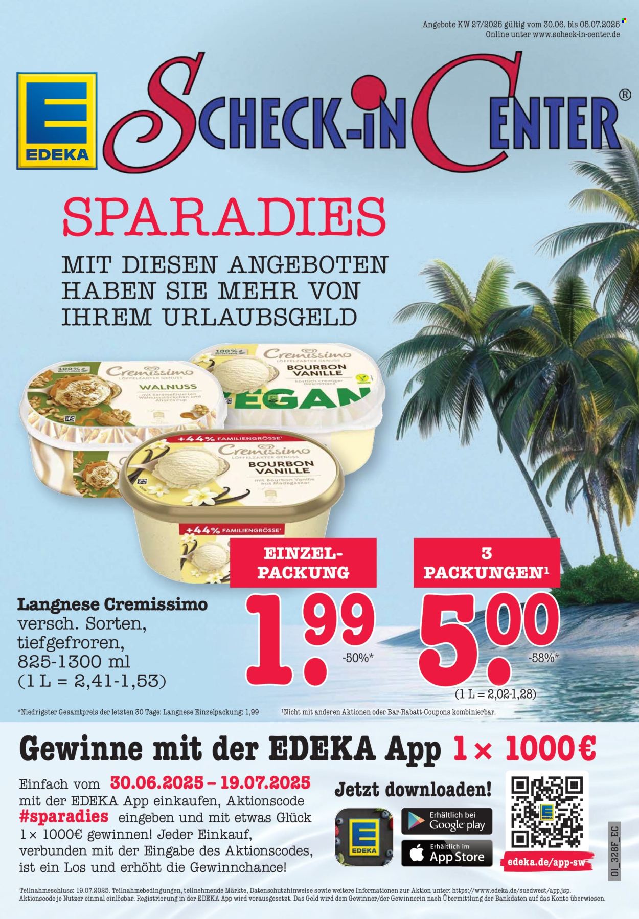 Scheck-in Prospekte  - 30.06.2025 - 5.07.2025. Seite 1