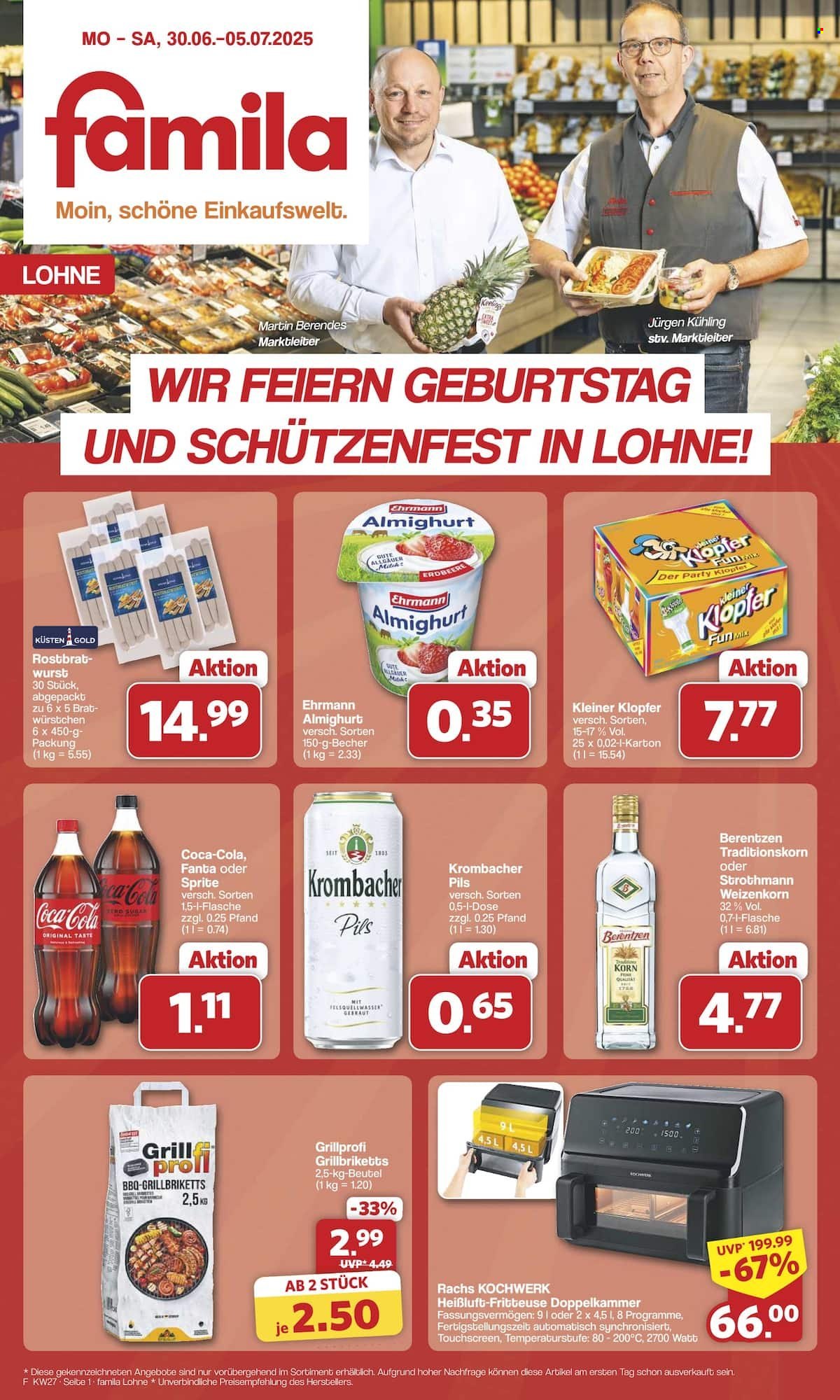 famila Prospekte  - 30.06.2025 - 5.07.2025. Seite 1