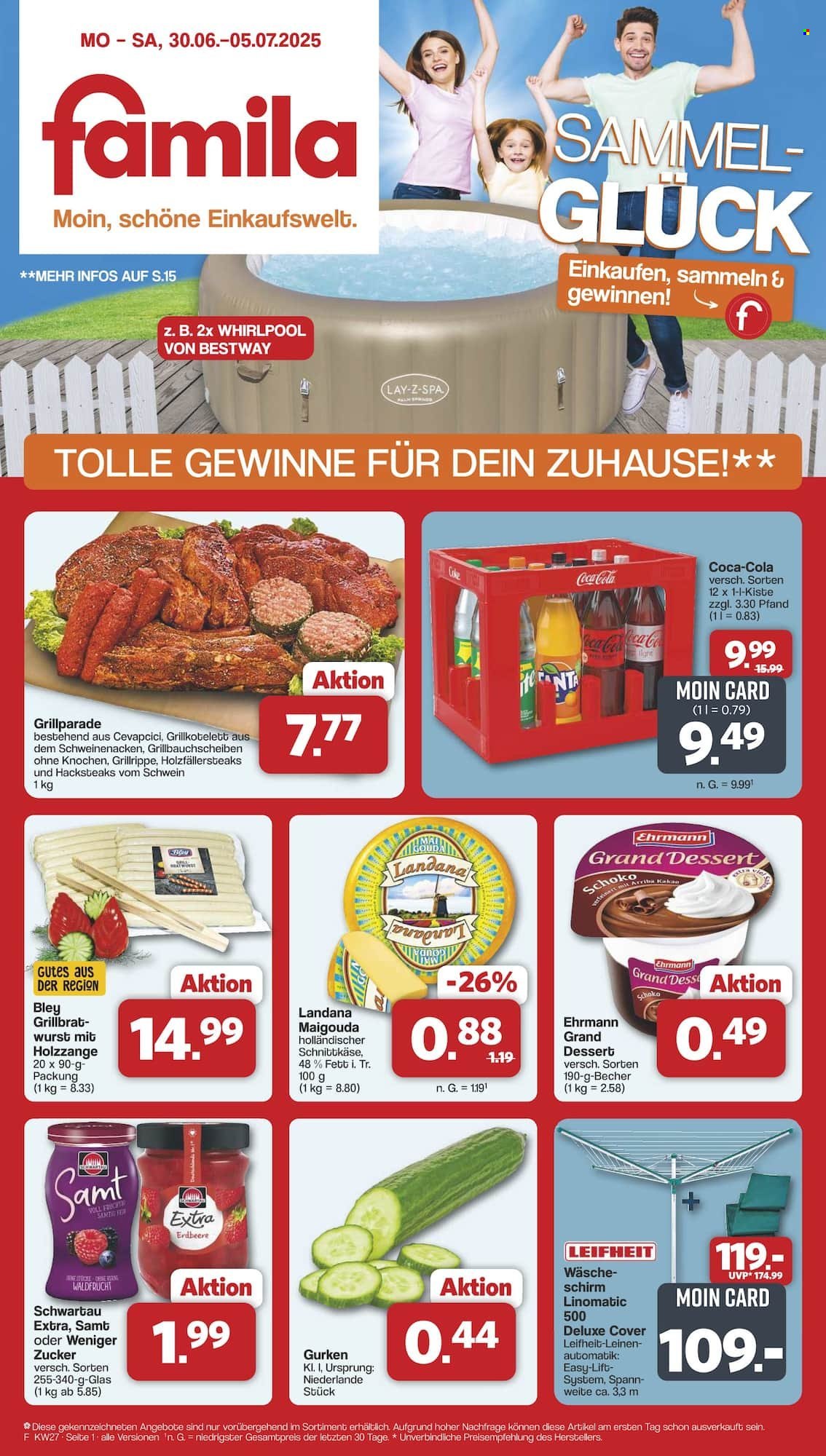 famila Prospekte  - 30.06.2025 - 5.07.2025. Seite 1