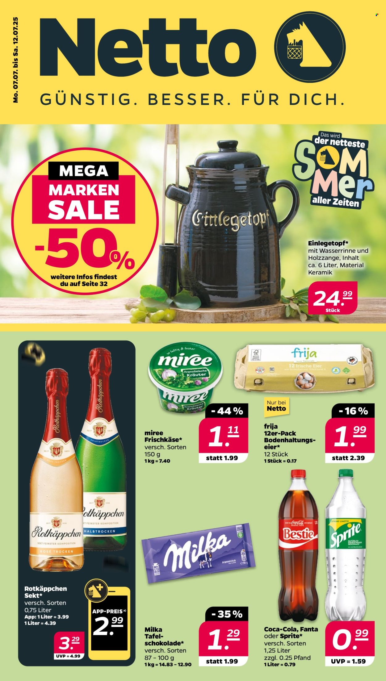 Netto Prospekte  - 7.07.2025 - 12.07.2025. Seite 1