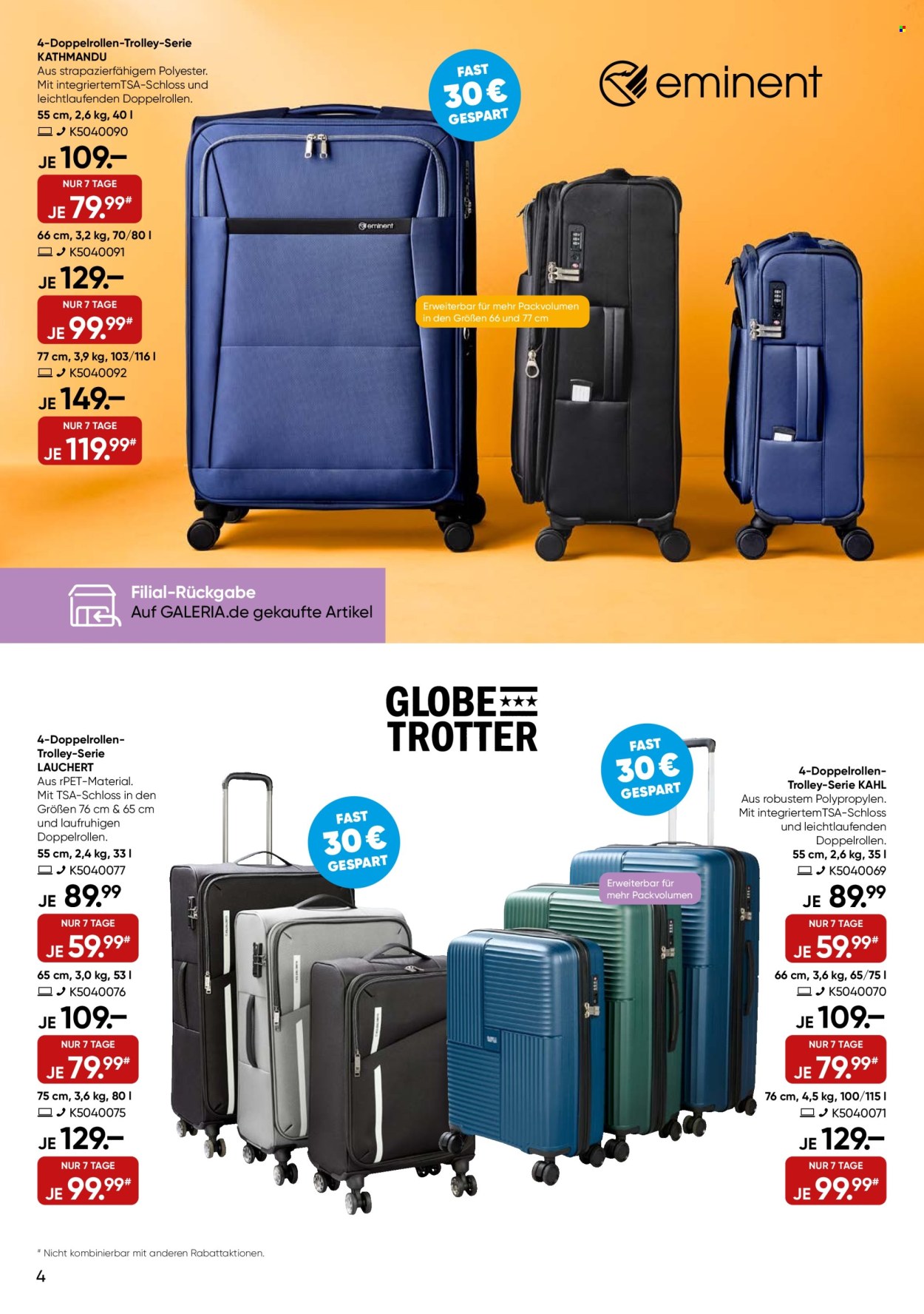 GALERIA Karstadt Kaufhof Prospekte  - 2.07.2025 - 8.07.2025. Seite 4