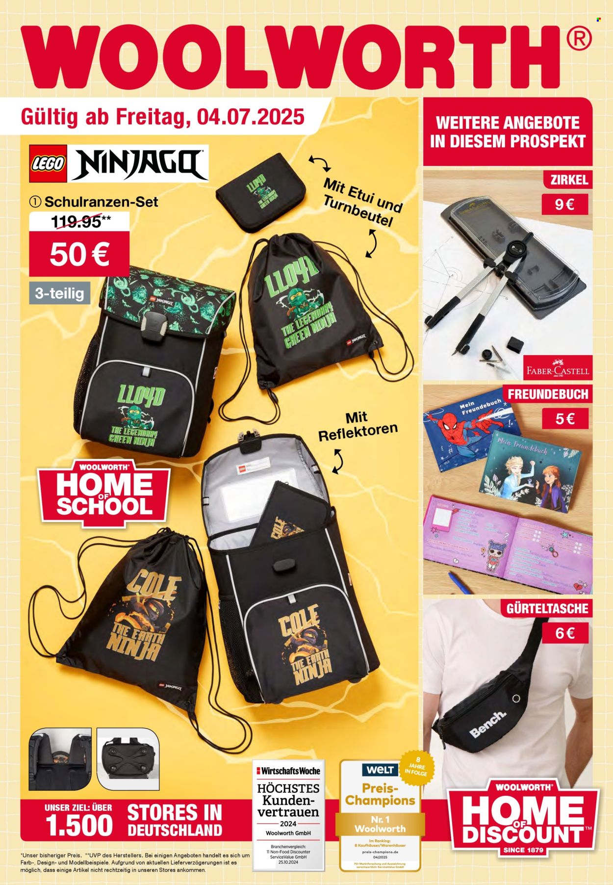 Woolworth Prospekte  - 4.07.2025 - 14.07.2025. Seite 1