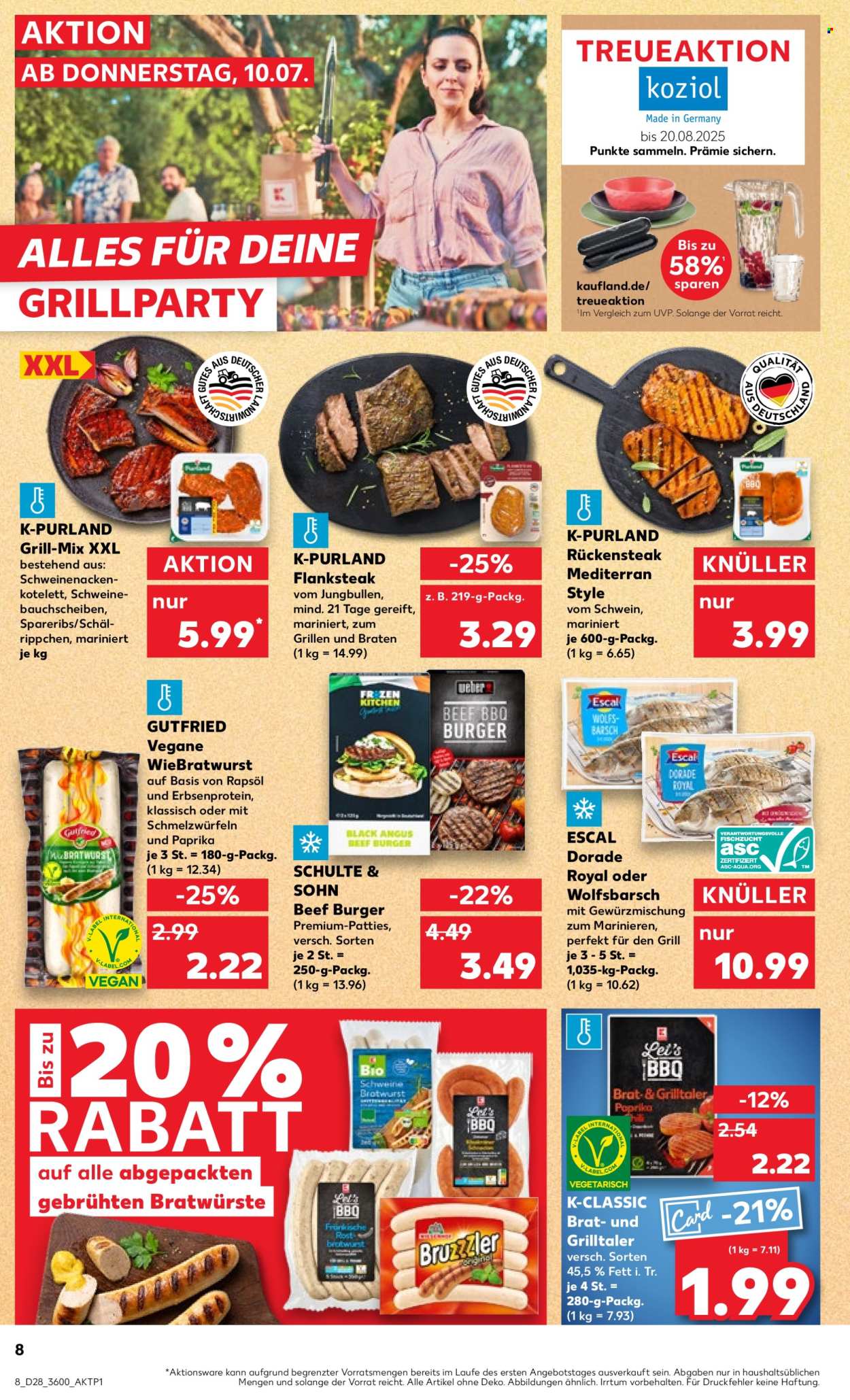 Kaufland Prospekte  - 10.07.2025 - 16.07.2025. Seite 8