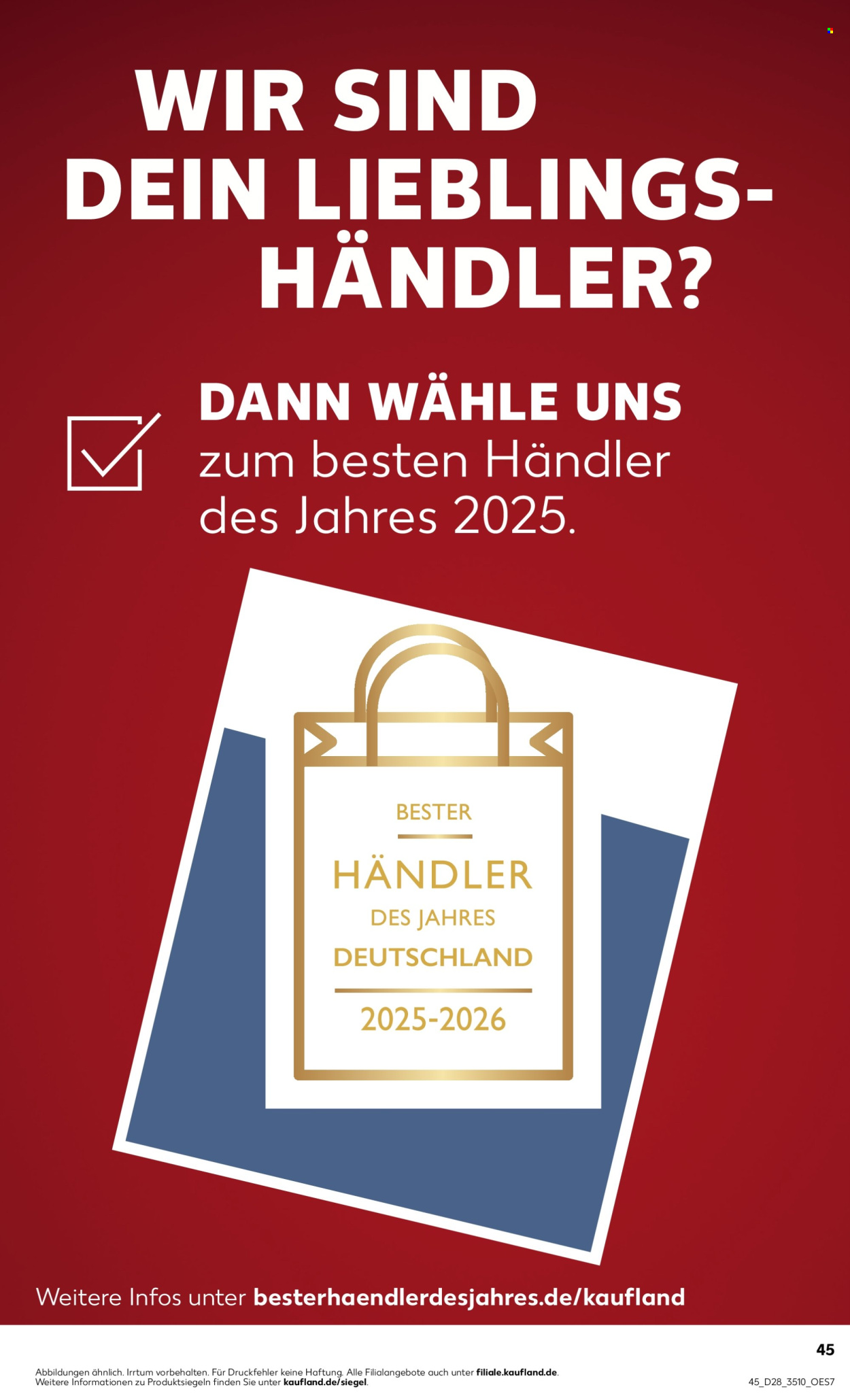 Kaufland Prospekte  - 10.07.2025 - 16.07.2025. Seite 45