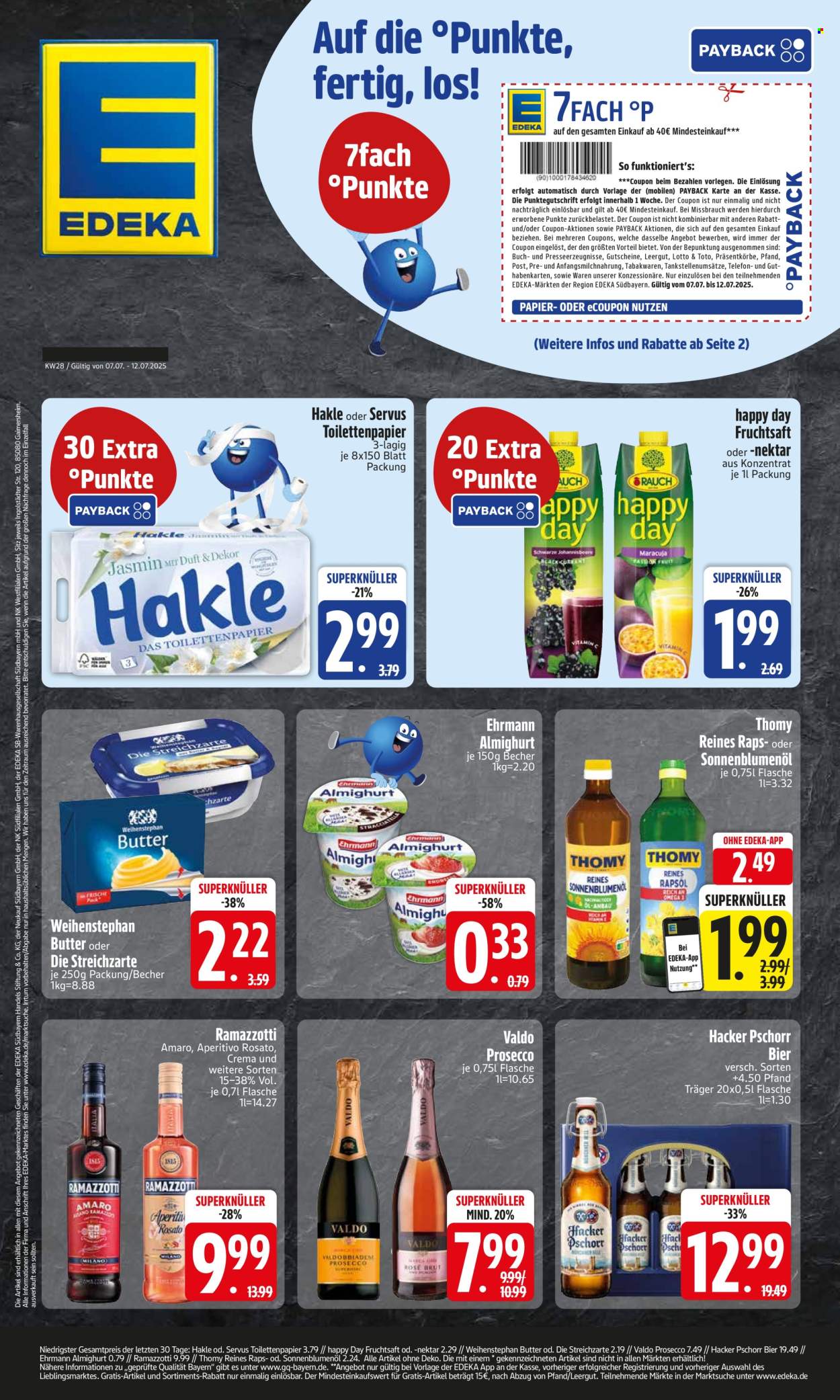 Edeka Prospekte  - 7.07.2025 - 12.07.2025. Seite 1