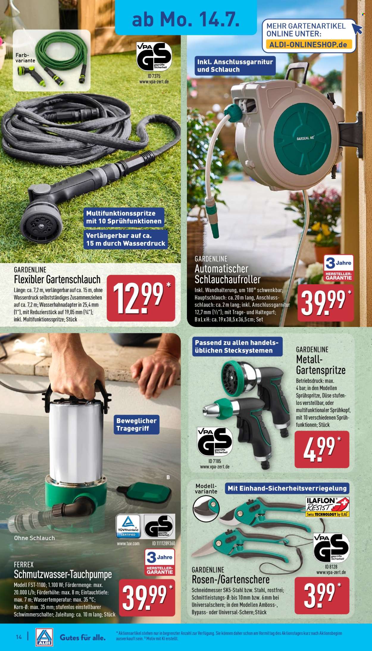 ALDI Nord Prospekte  - 14.07.2025 - 19.07.2025. Seite 14