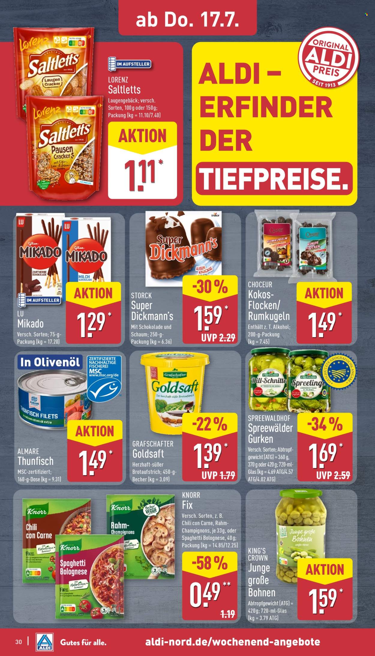 ALDI Nord Prospekte  - 14.07.2025 - 19.07.2025. Seite 30