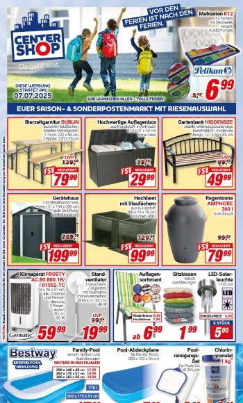 Prospekte CENTERSHOP - 7.07.2025 - 12.07.2025.